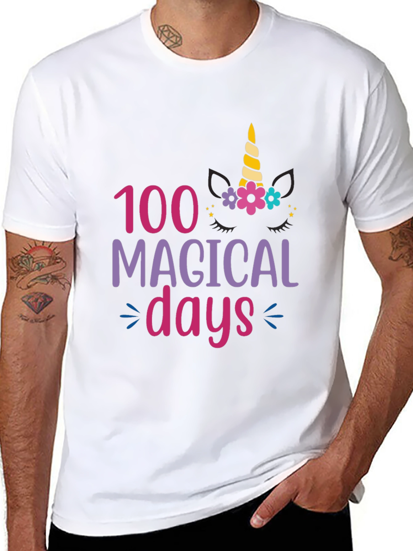 100 Magical Days Unicorn T-Shirt