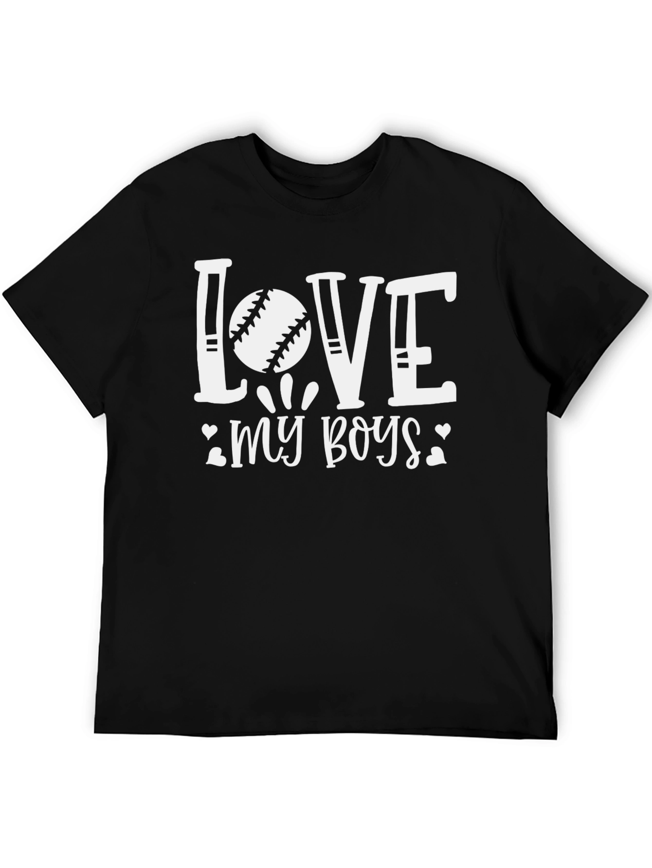 Love My Boys Baseball T-Shirt