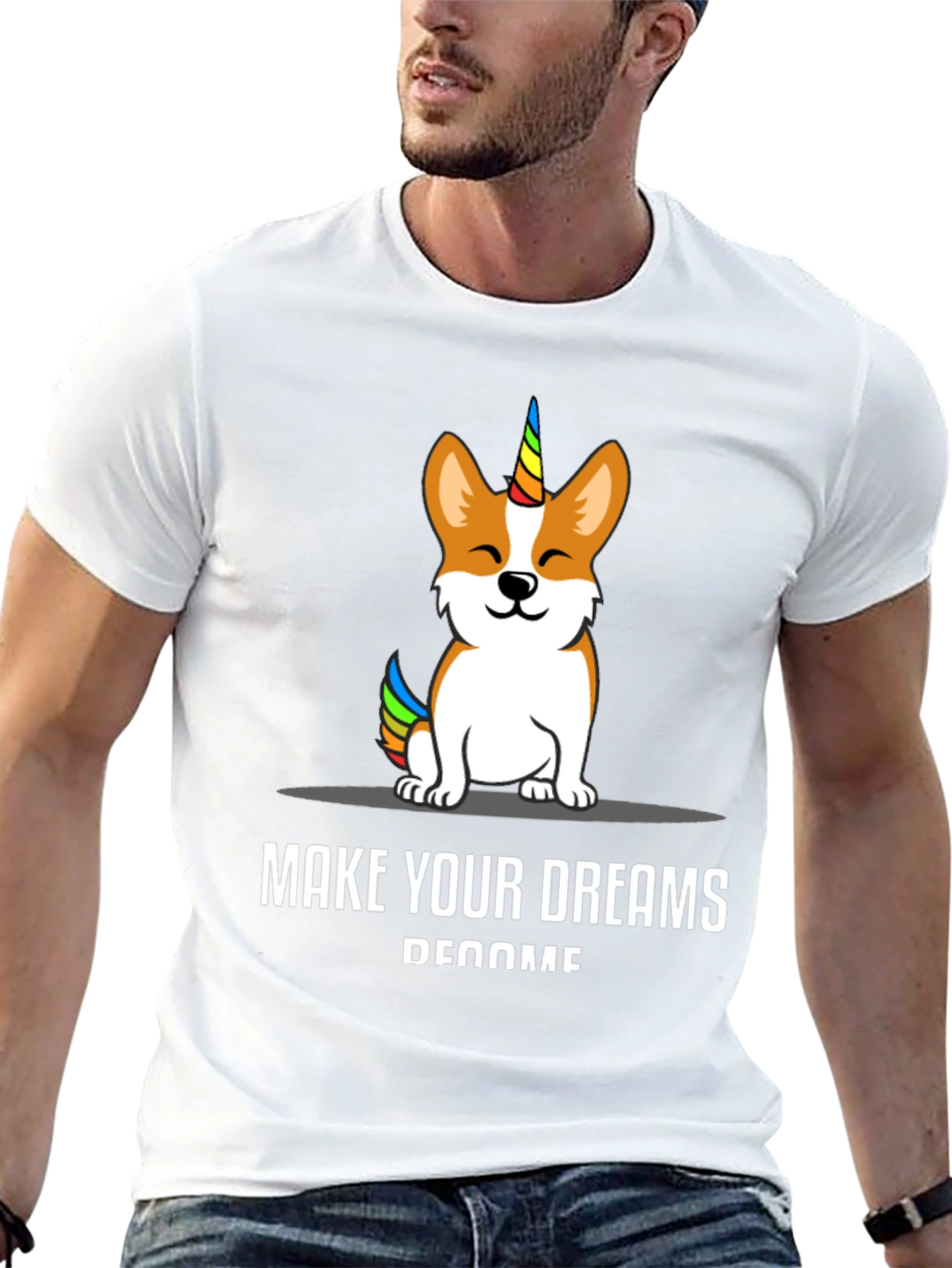 Unicorn Corgi Dreams T-Shirt