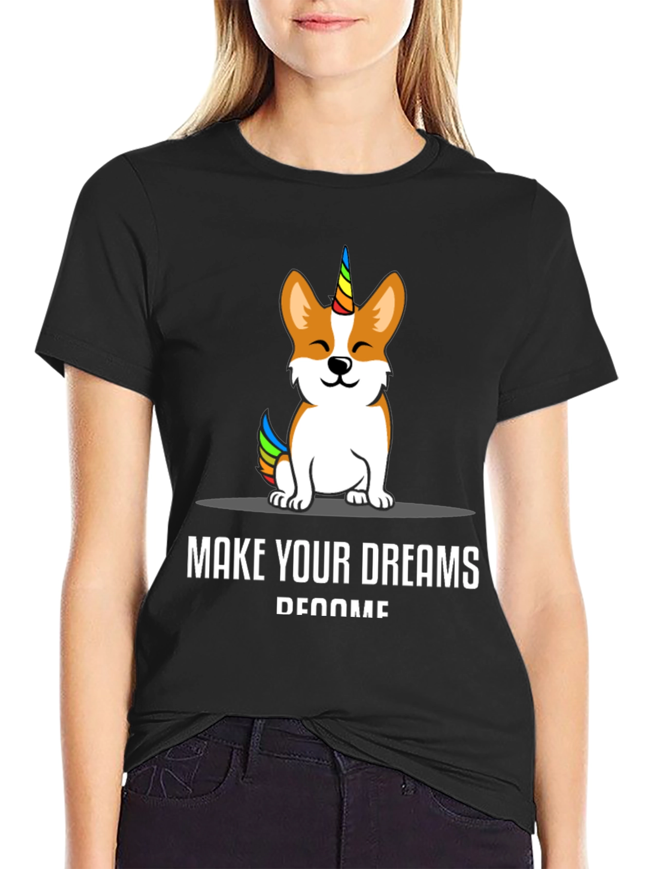 Unicorn Corgi Dreams T-Shirt