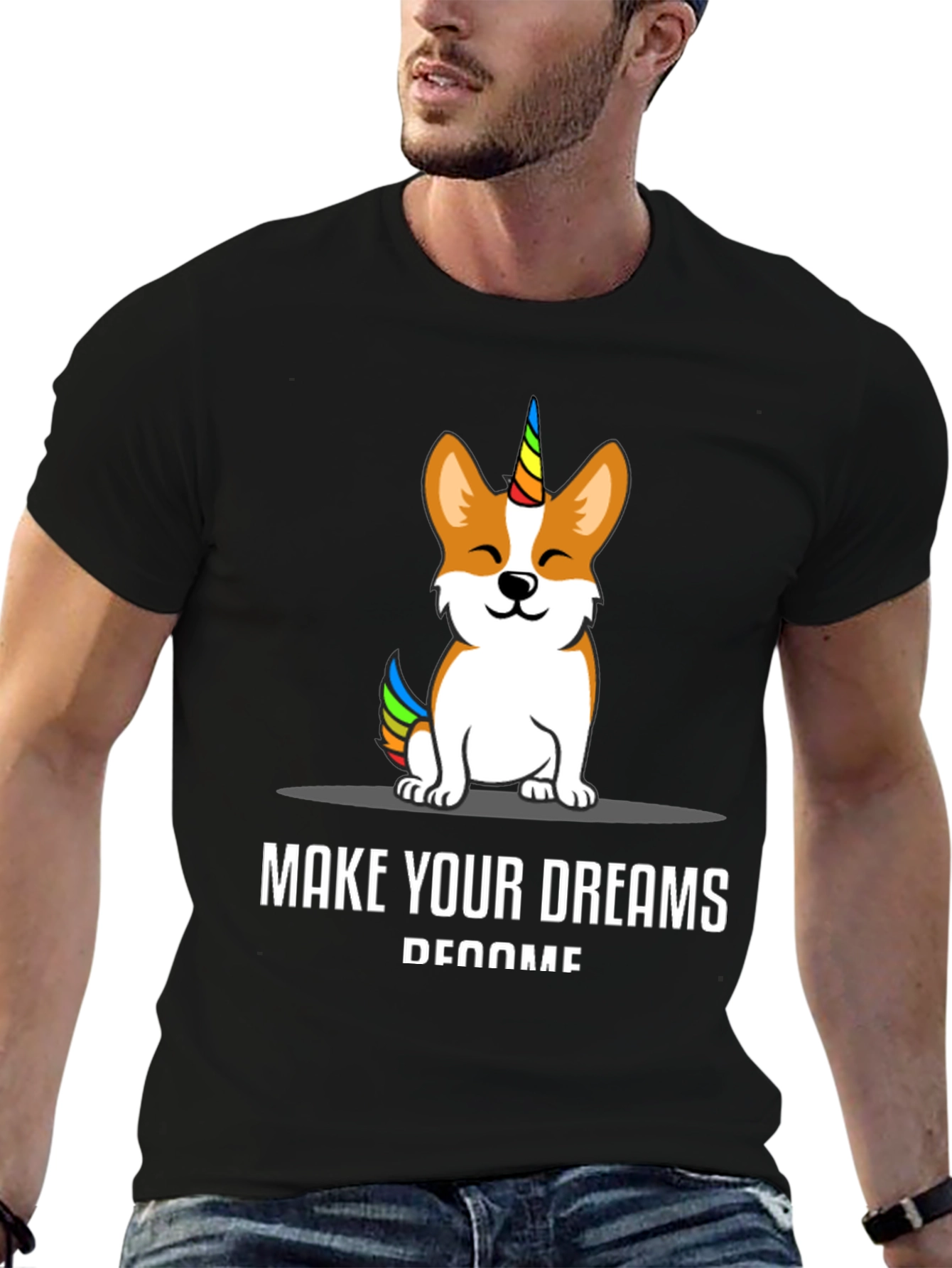 Unicorn Corgi Dreams T-Shirt