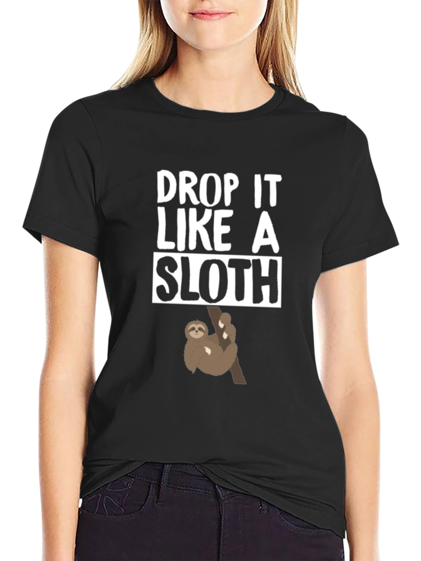 Drop It Like A Sloth Graphic Tee