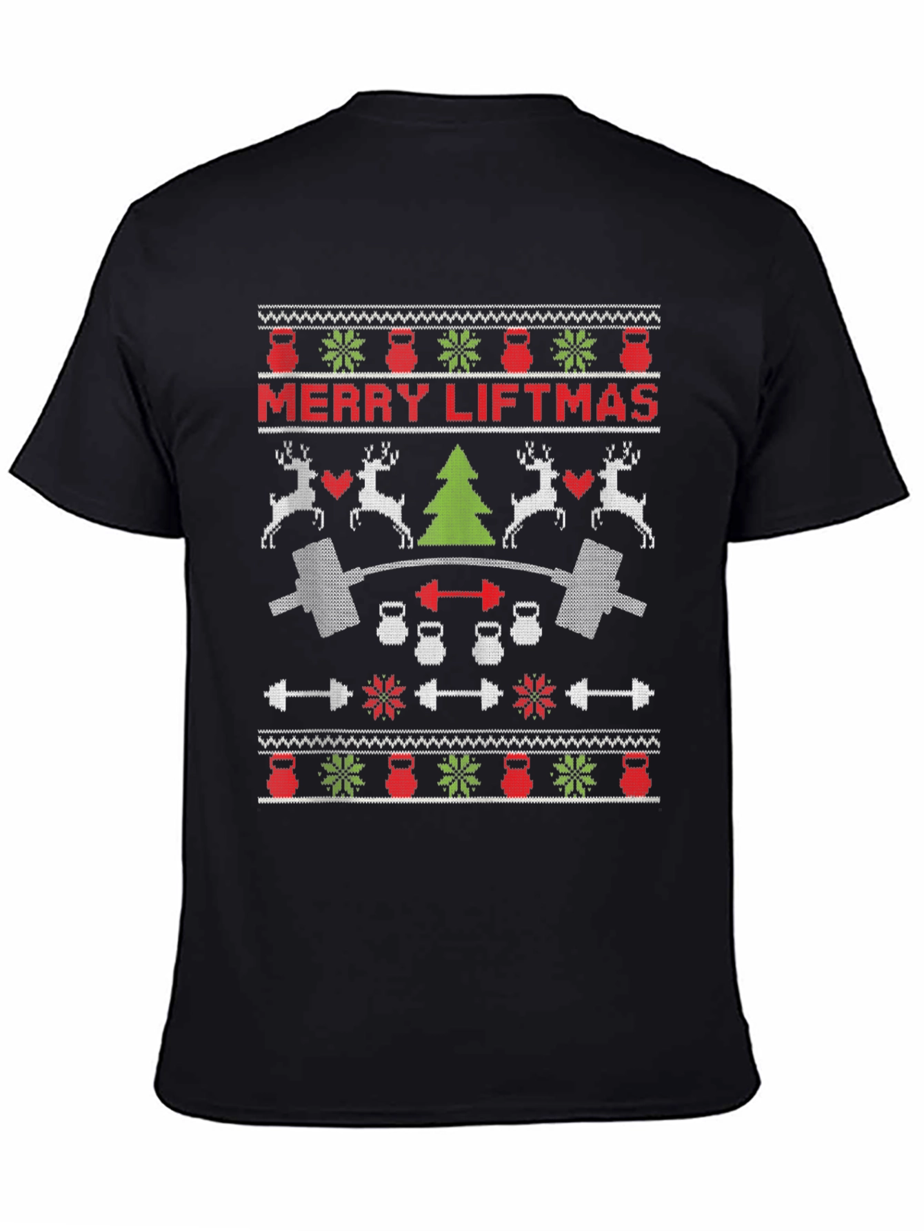 Merry Liftmas Ugly Christmas Sweater T-Shirt