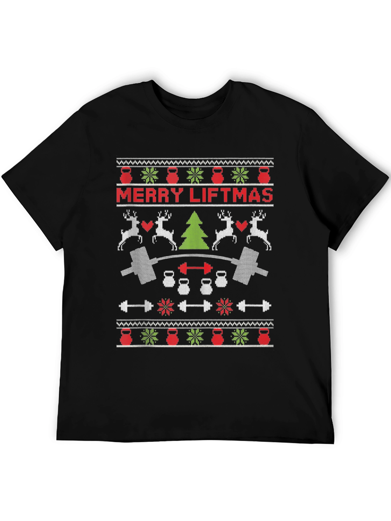 Merry Liftmas Ugly Christmas Sweater T-Shirt
