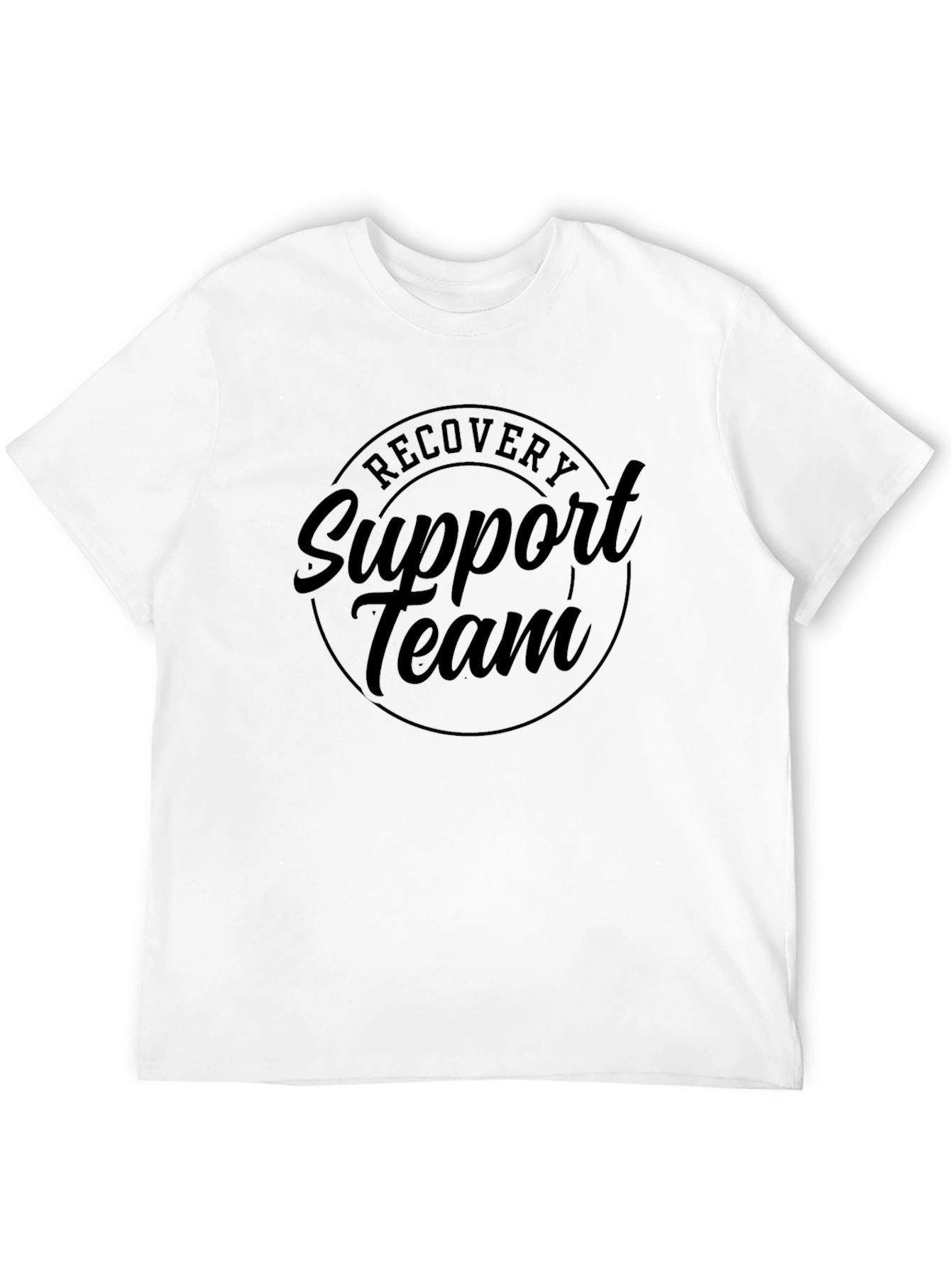 Recovery Support Team Black T-Shirt