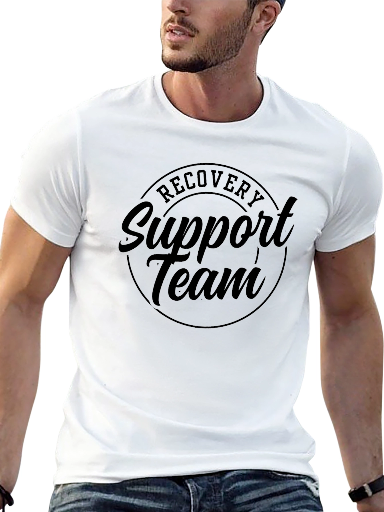 Recovery Support Team Black T-Shirt