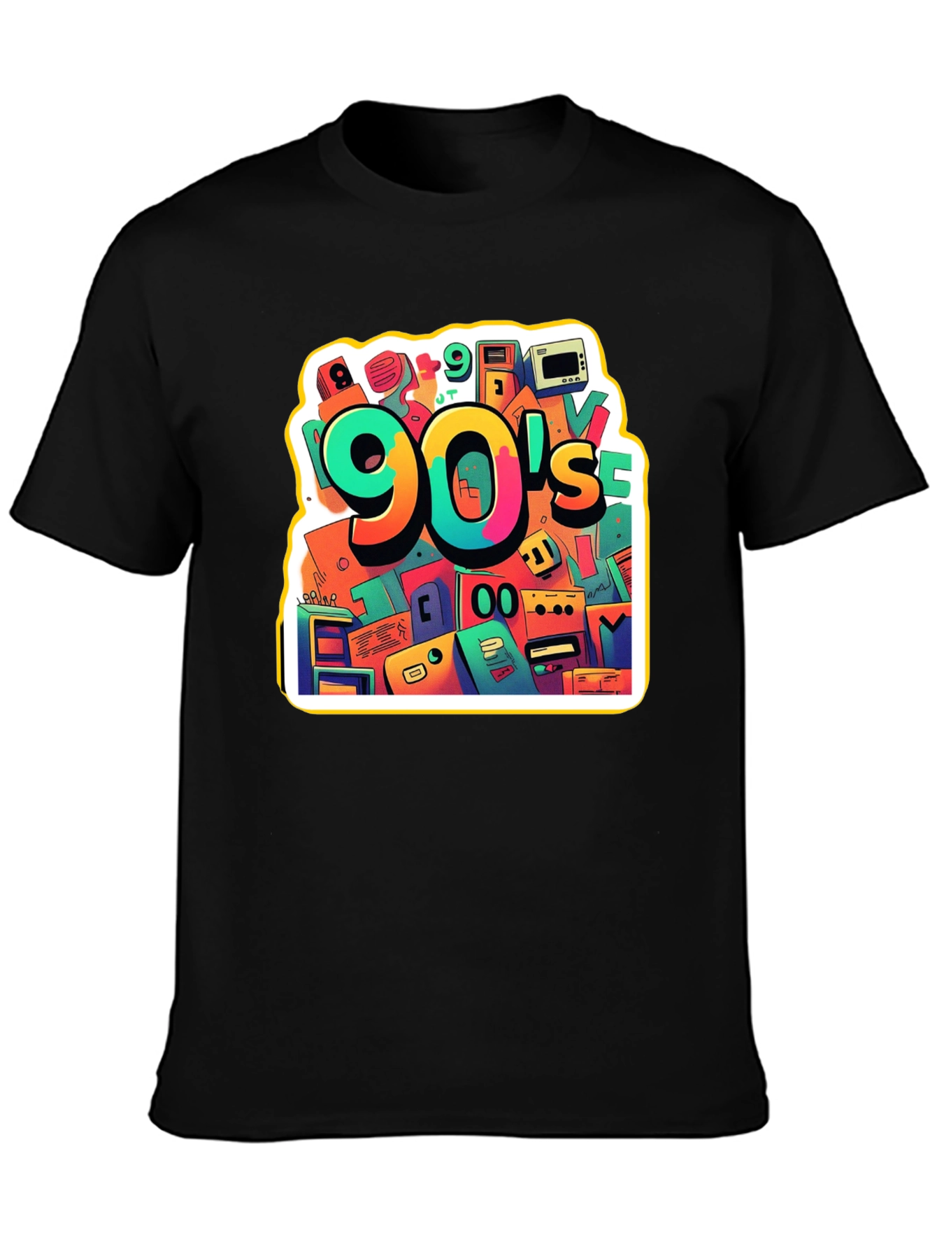90s Throwback Graphic Tee - Retro Style