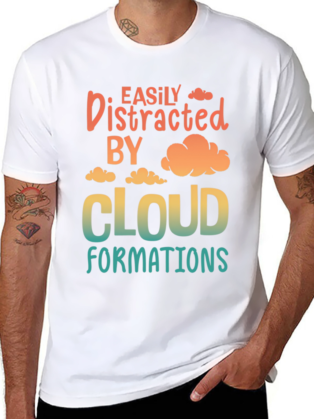 Easily Distracted By Cloud Formations T-Shirt