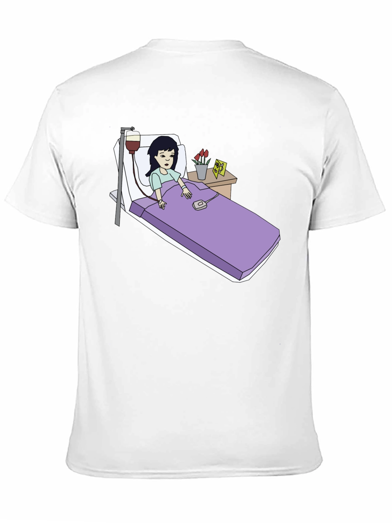 Daria Sick Day Graphic Tee - Black Cotton T-Shirt