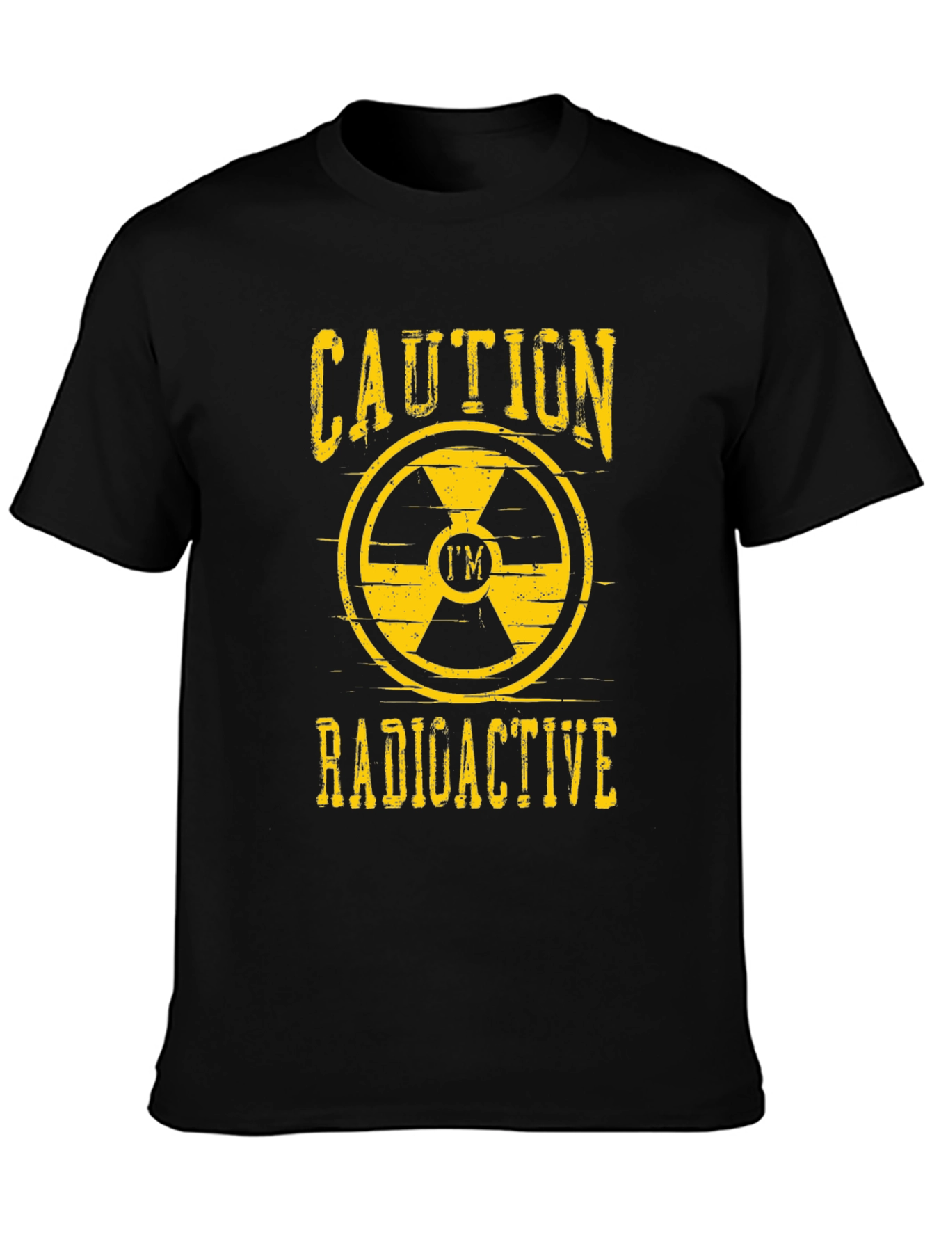 Caution Radioactive T-Shirt - Novelty Graphic Tee