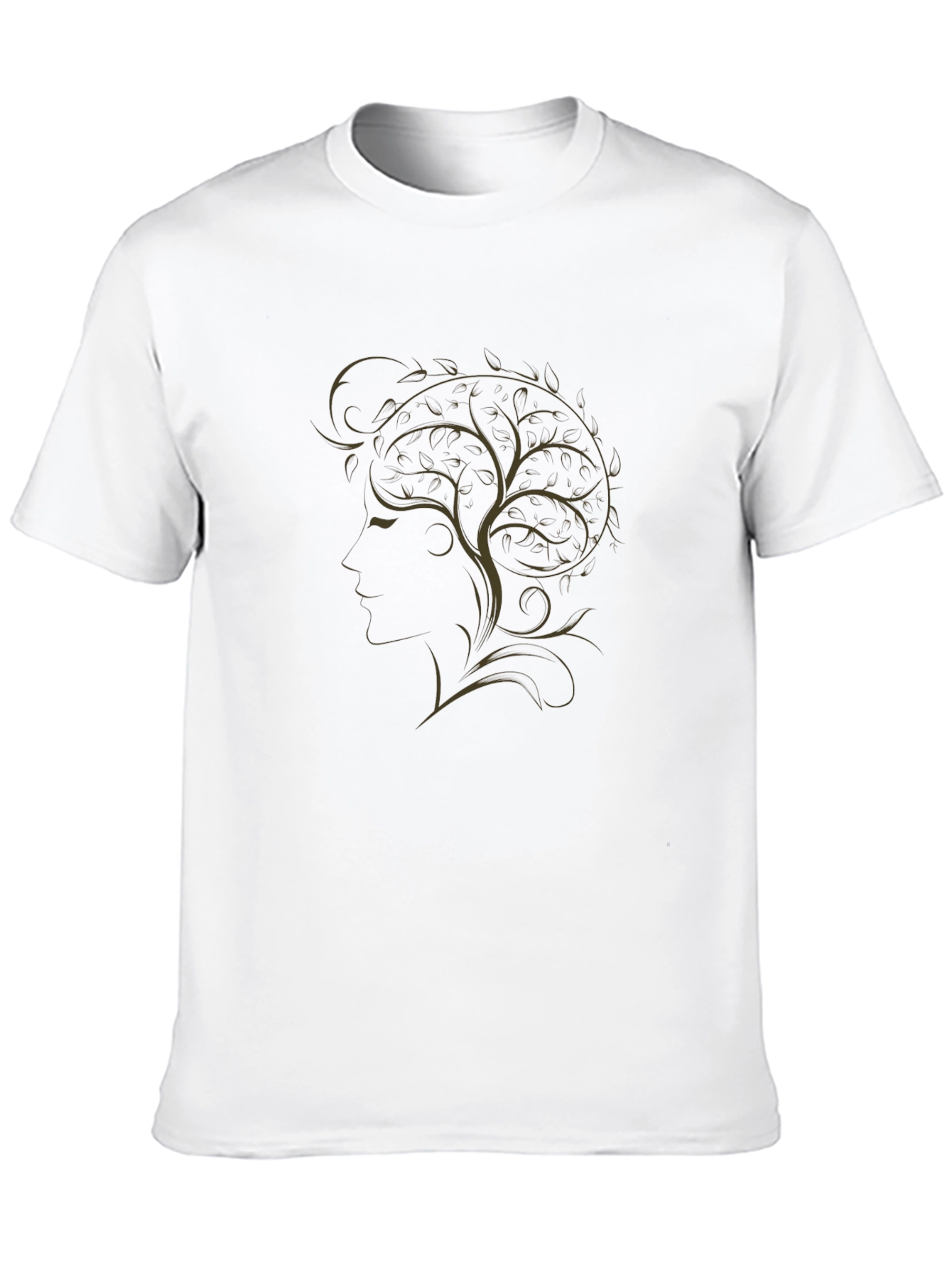 Natures Silhouette Tee - Artistic Tree Design