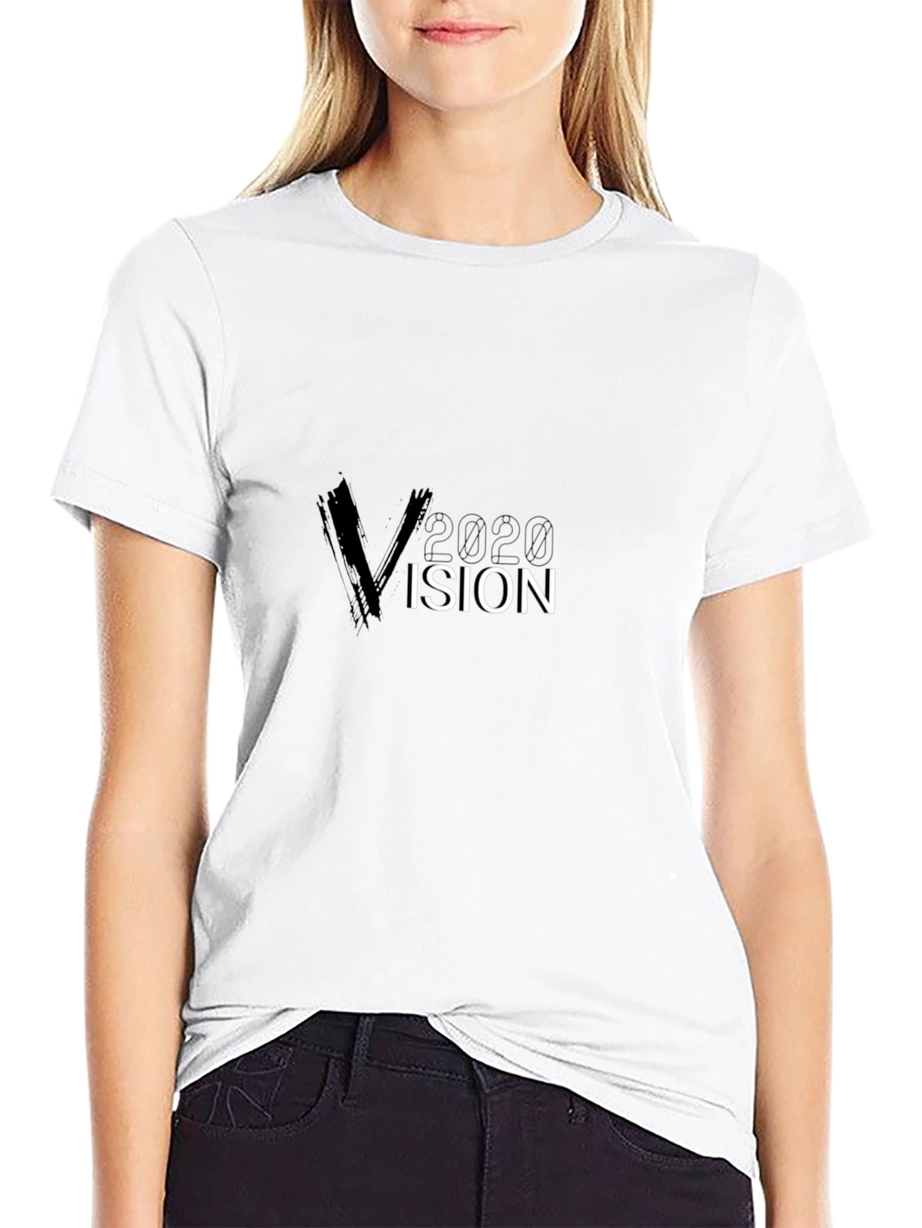 2020 Vision Black Graphic Tee