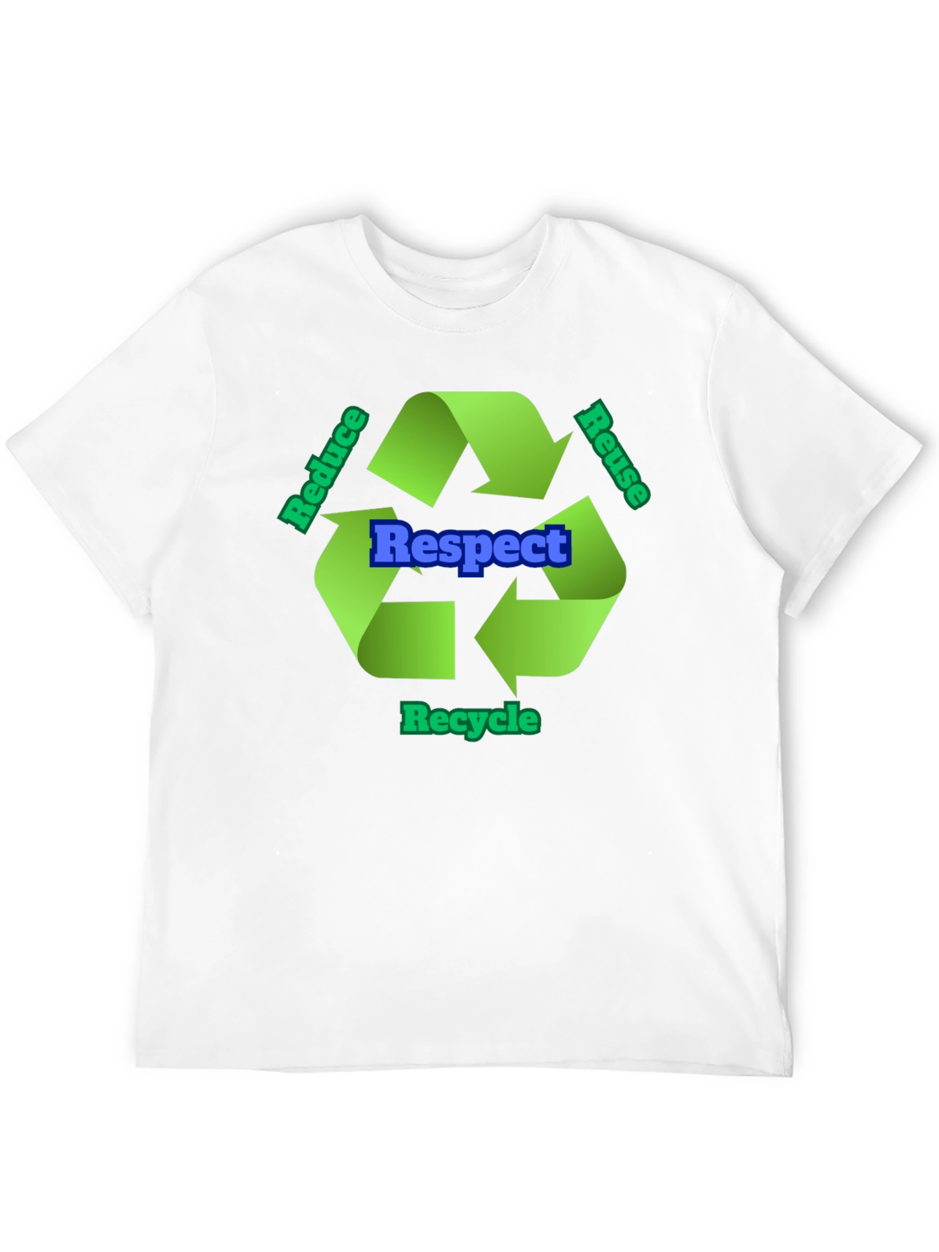 Respect Recycle T-Shirt - Eco-Friendly Design