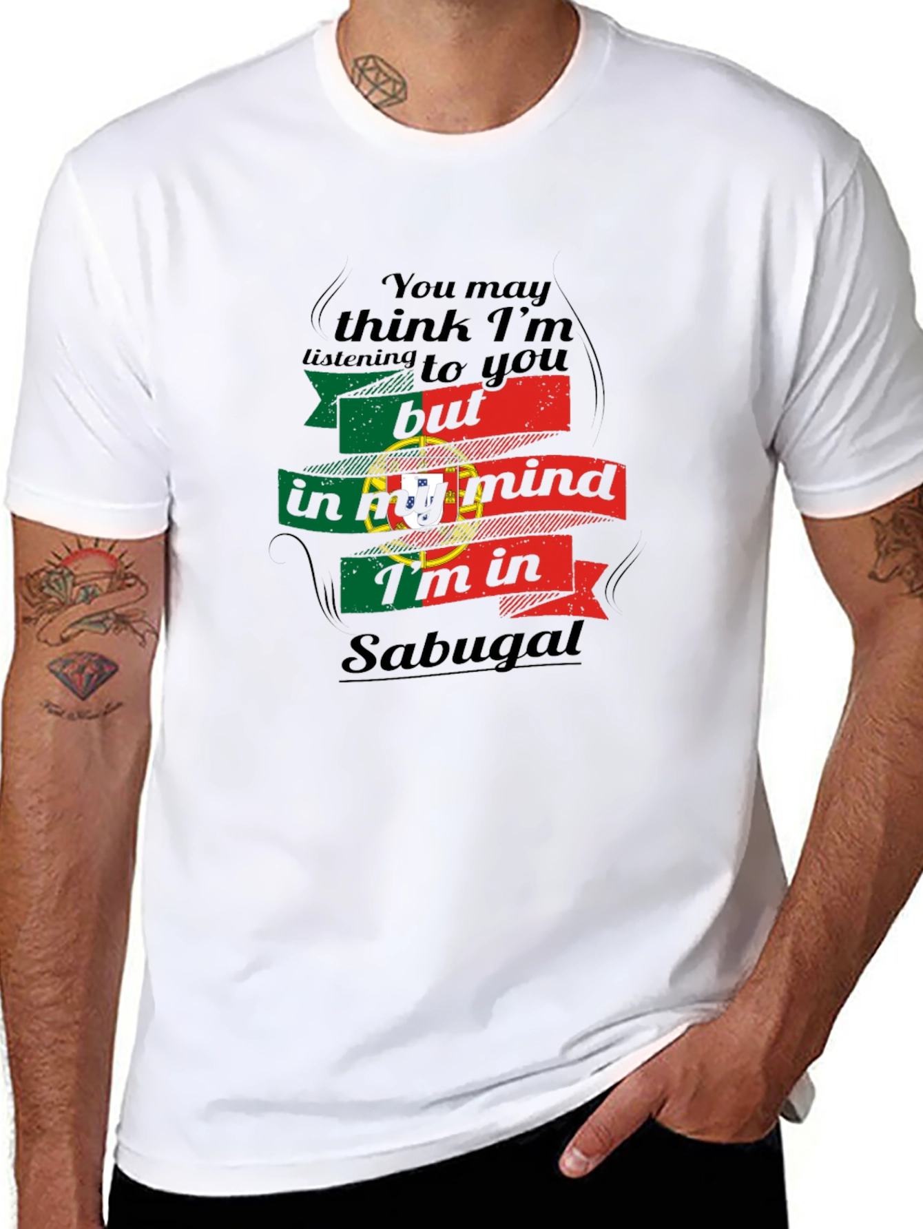 Sabugal Portugal Flag T-Shirt - In My Mind