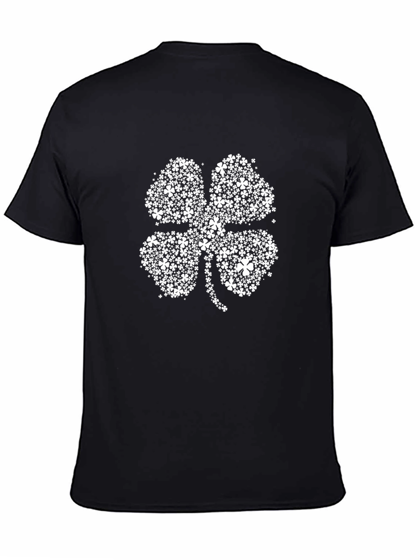Lucky Clover Graphic Tee - Black