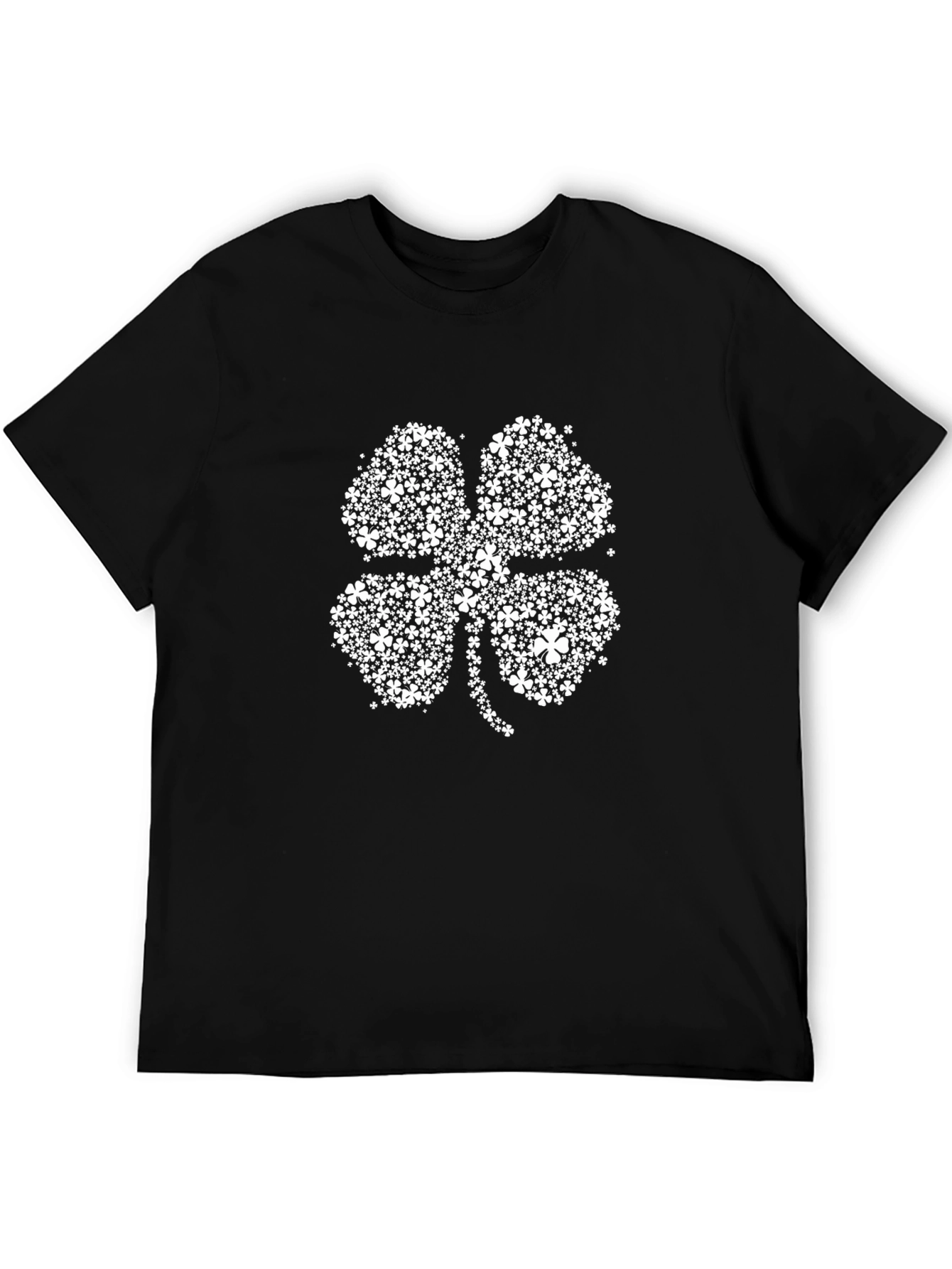 Lucky Clover Graphic Tee - Black