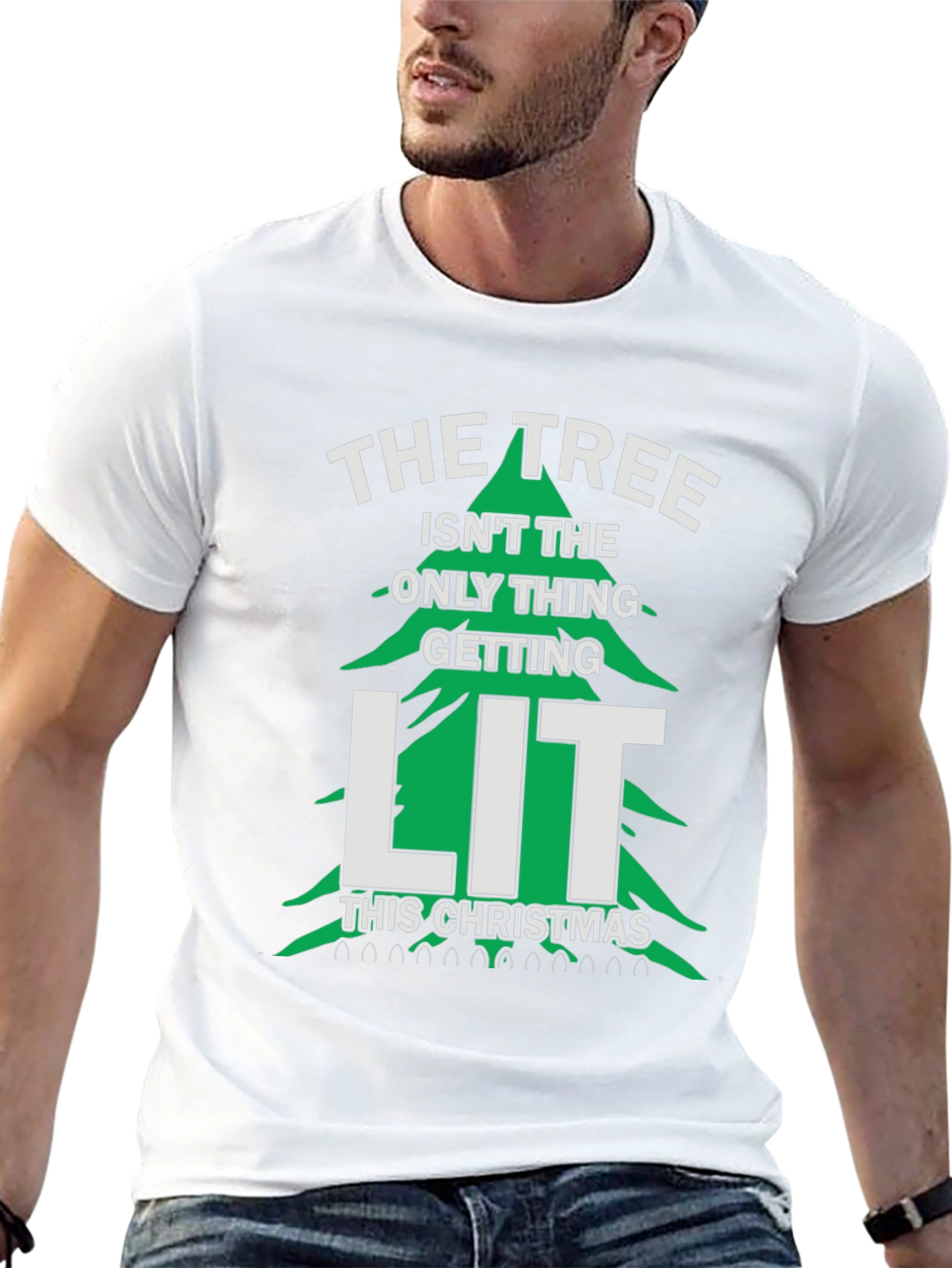 Funny Christmas Tree LIT T-Shirt