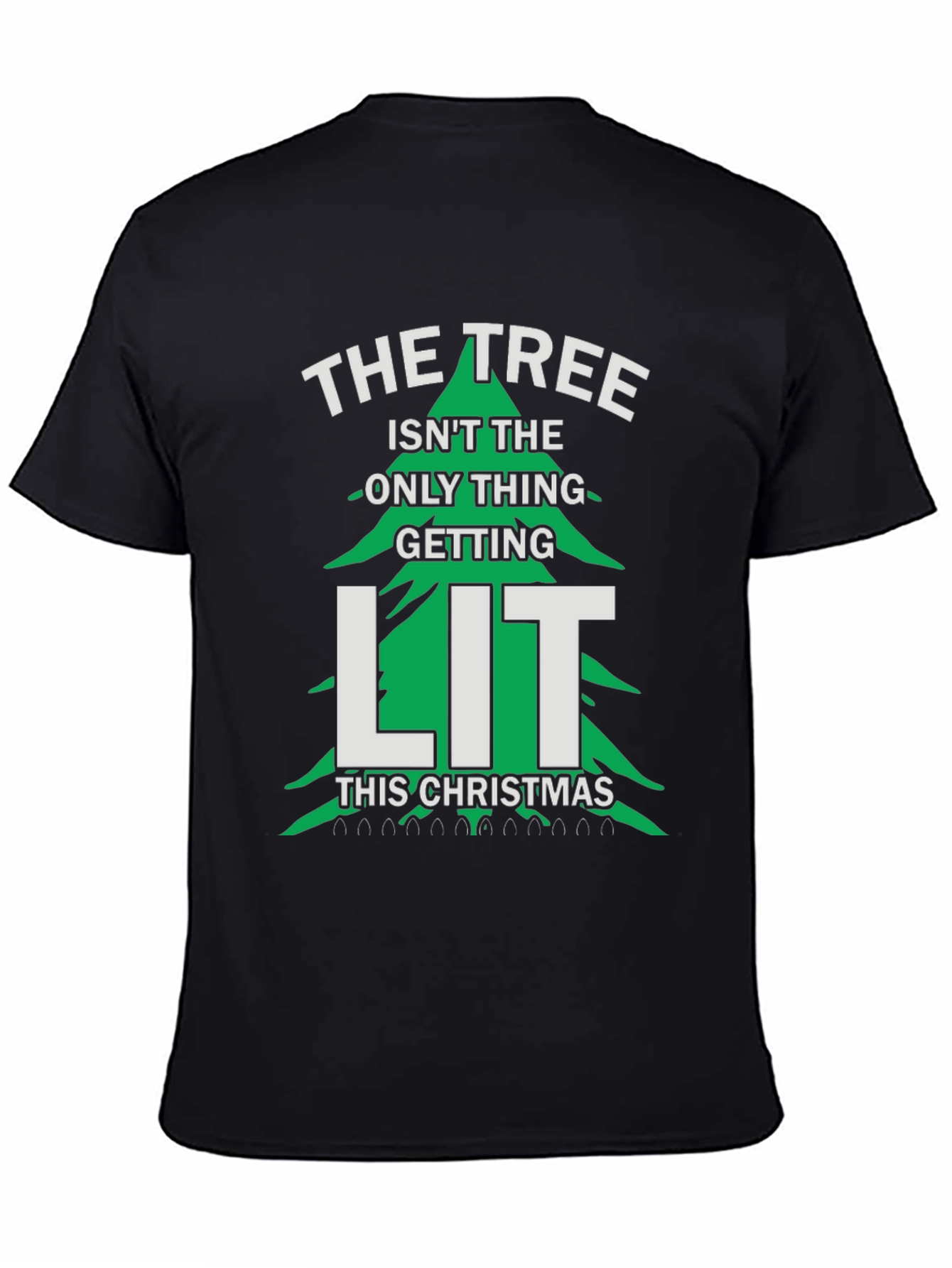 Funny Christmas Tree LIT T-Shirt