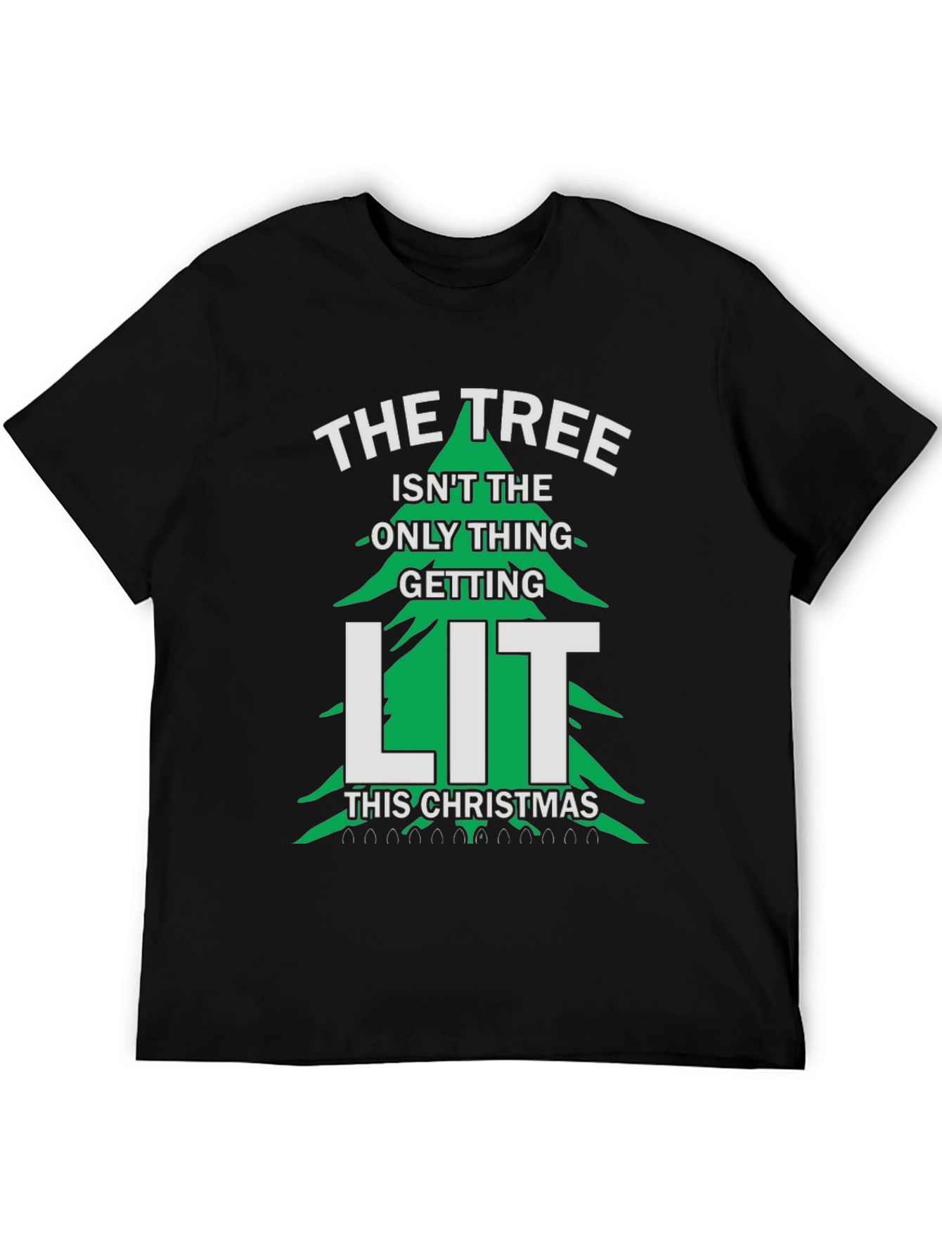 Funny Christmas Tree LIT T-Shirt