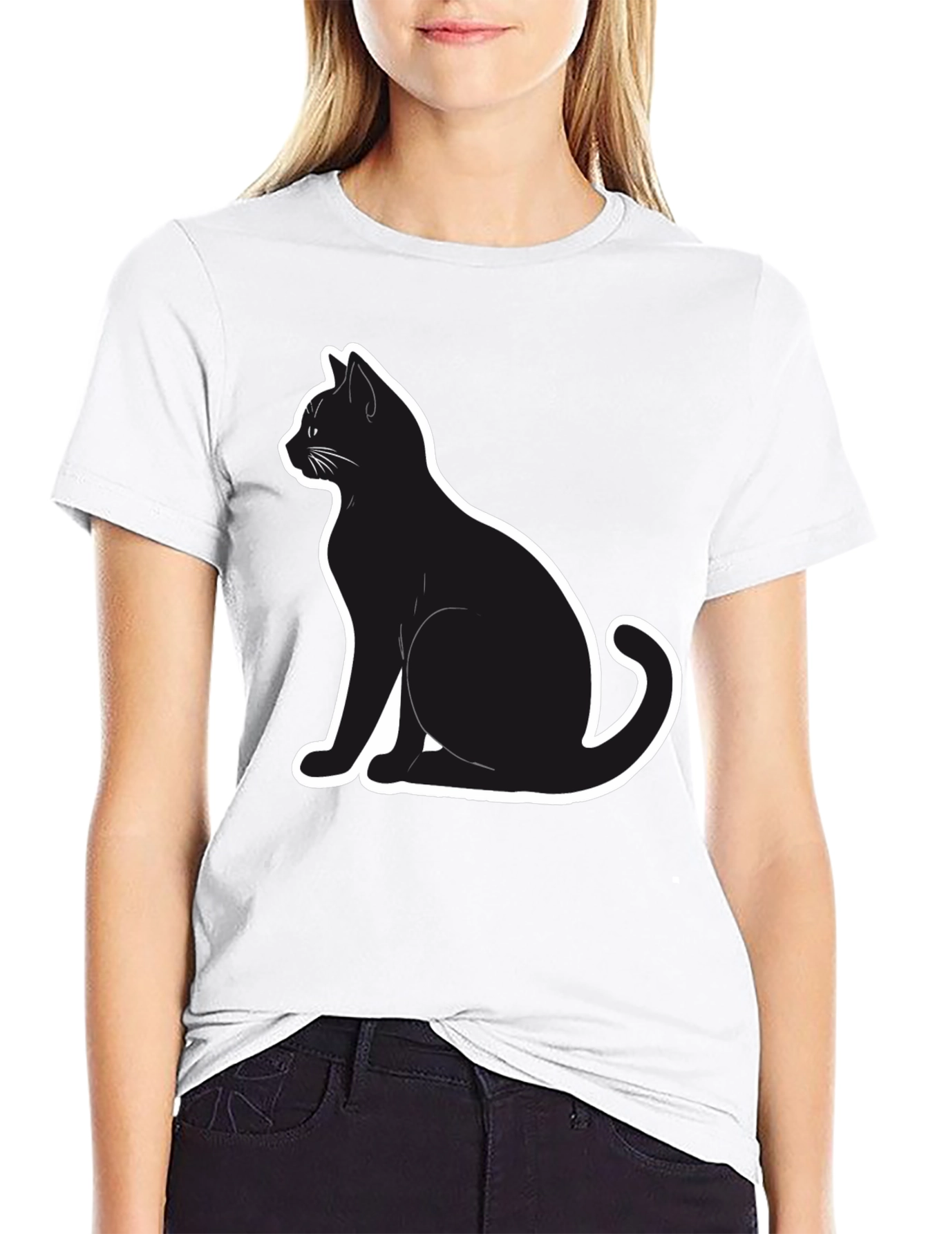 Cool Cat T-Shirt - Black