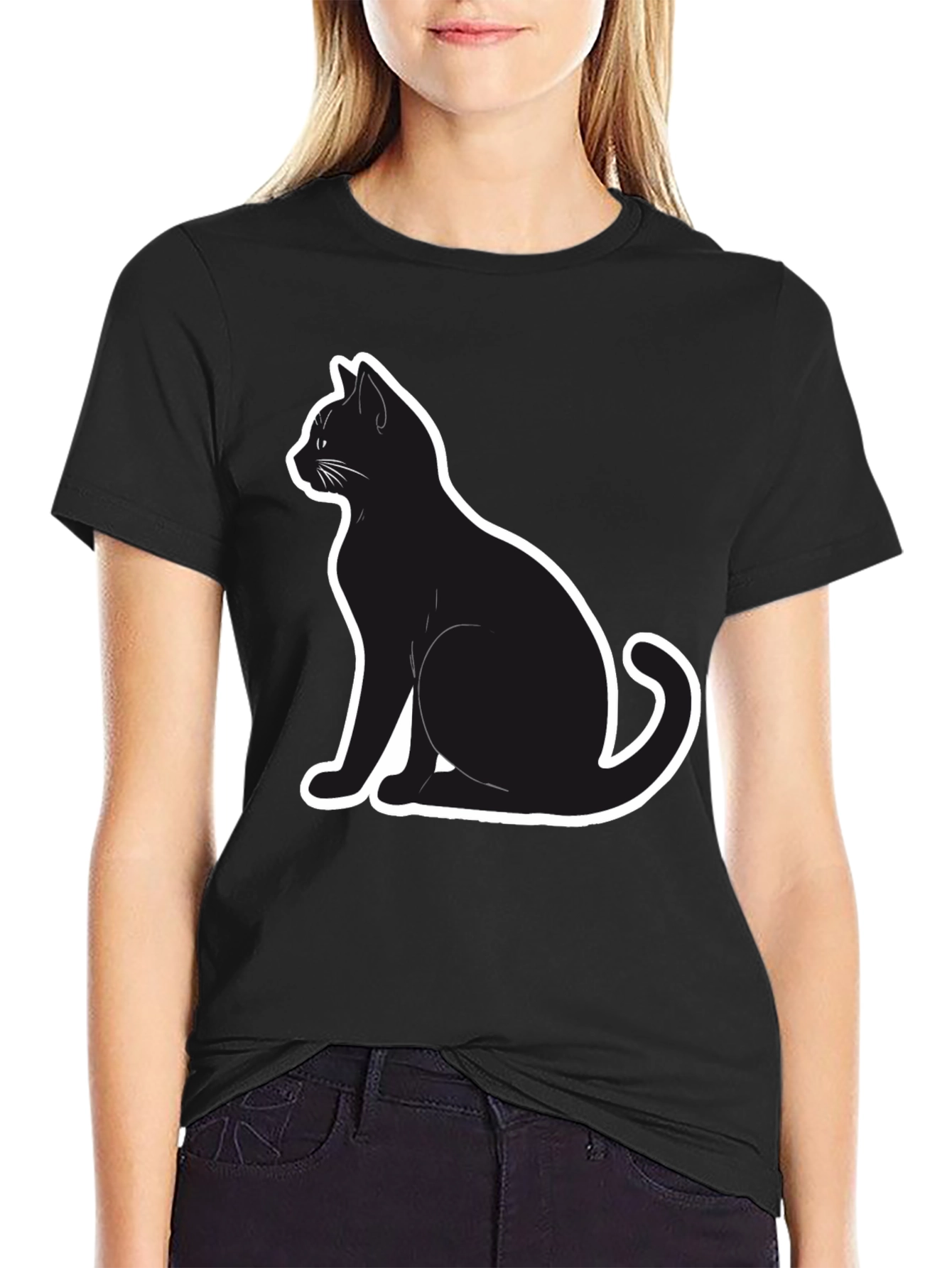 Cool Cat T-Shirt - Black