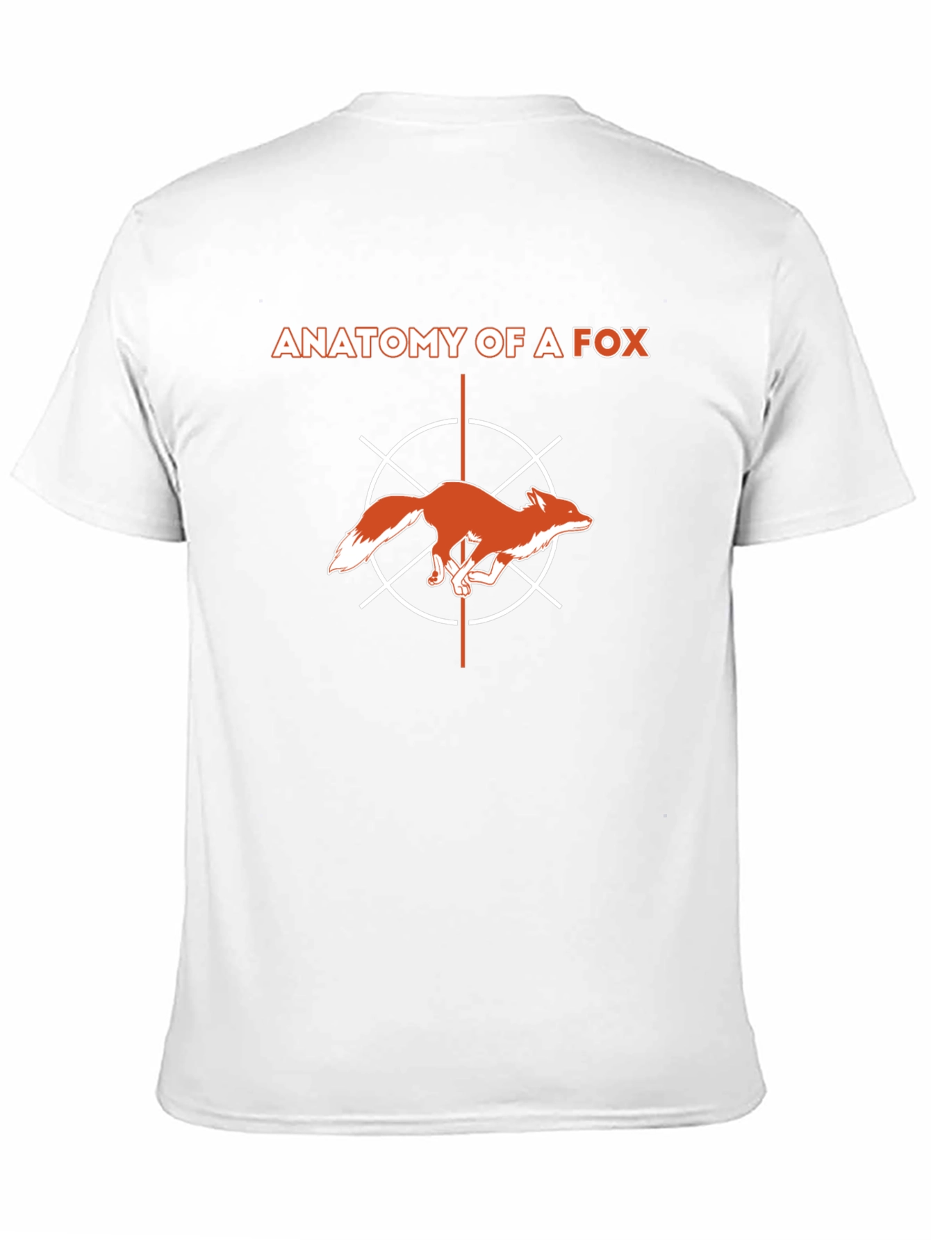 Anatomy of a Fox Graphic T-Shirt - Modern Style