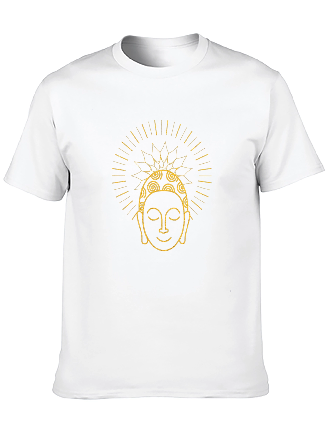Buddha Graphic Tee - Stylish Black Cotton T-Shirt