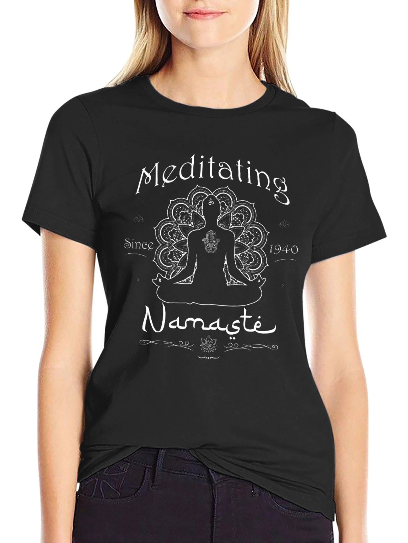 Meditating Since 1940 Yoga T-Shirt