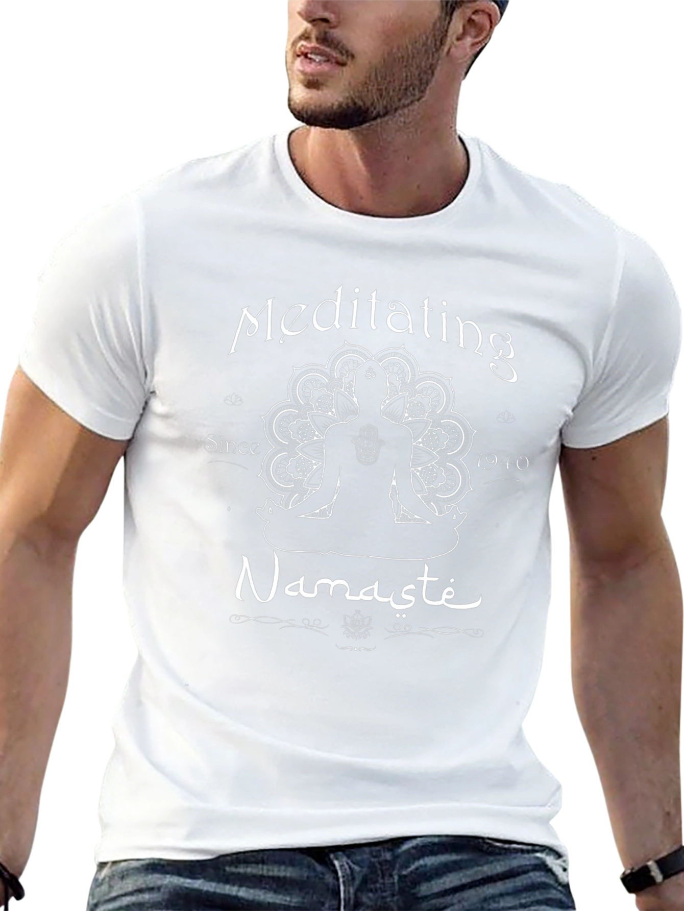 Meditating Since 1940 Yoga T-Shirt