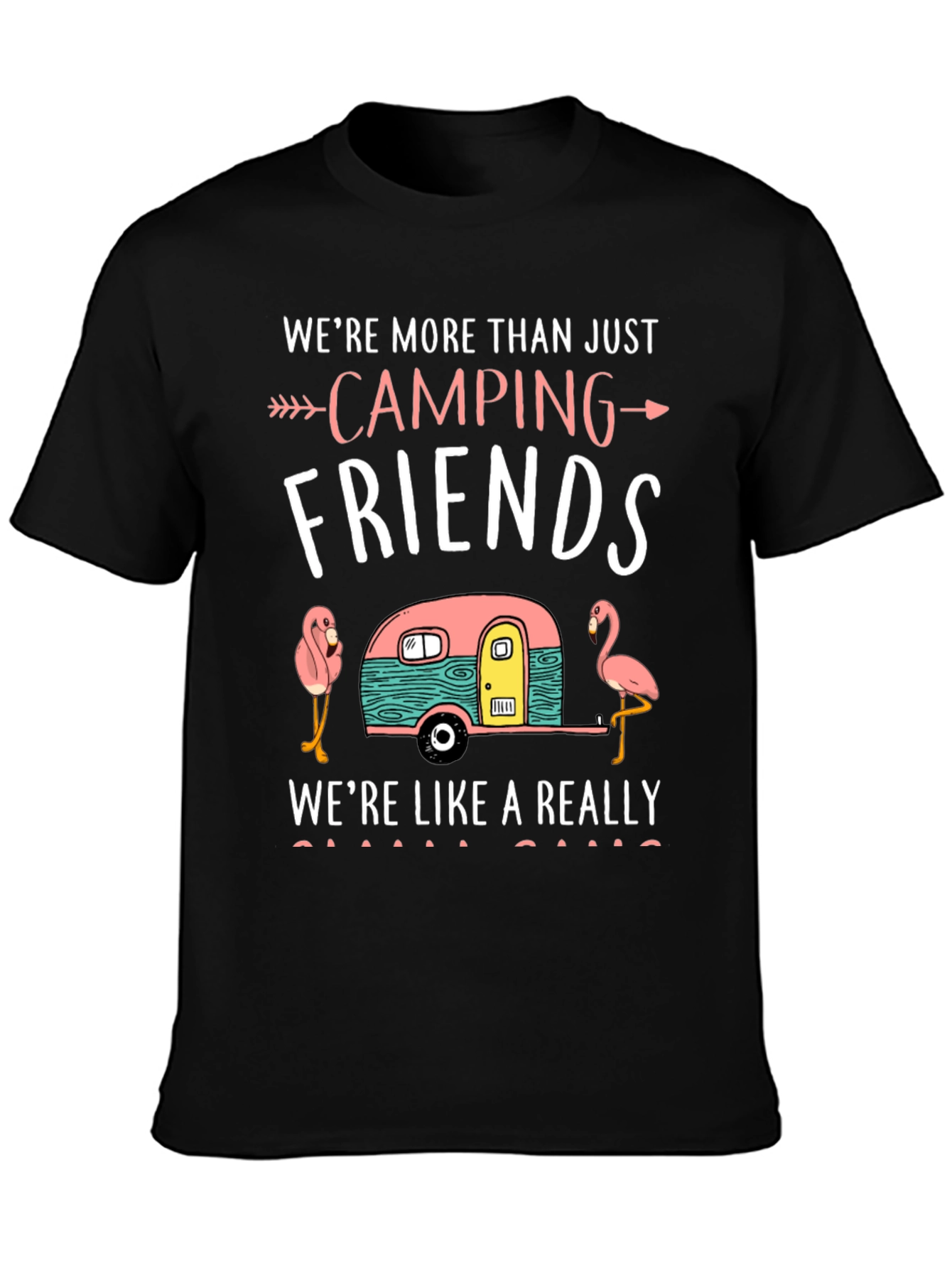 Camping Friends Graphic Tee