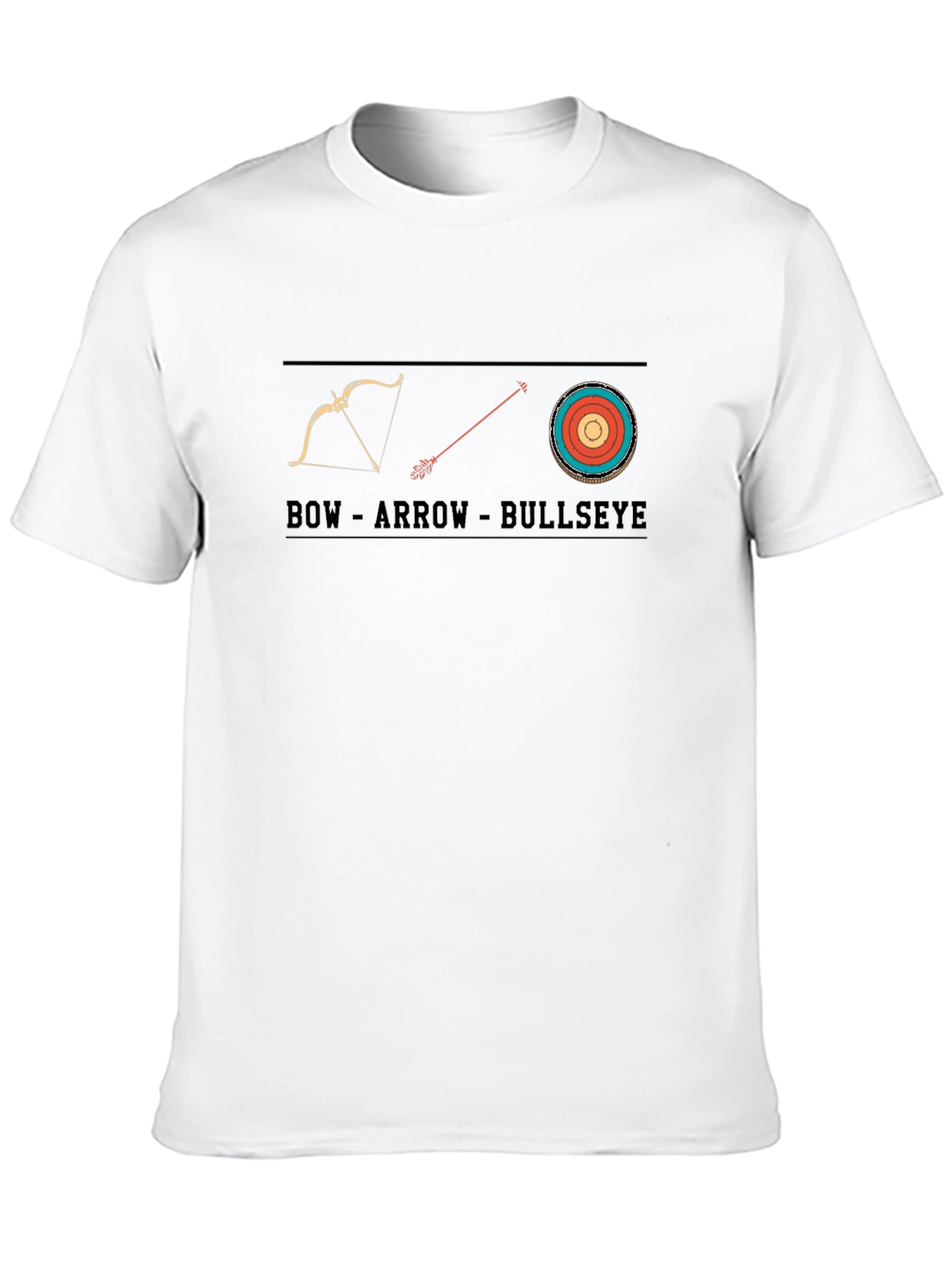 Bow Arrow Bullseye Graphic Tee
