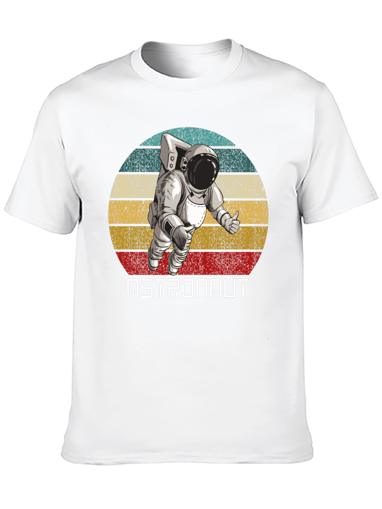 Astronaut Retro T-Shirt - Cool Space Design