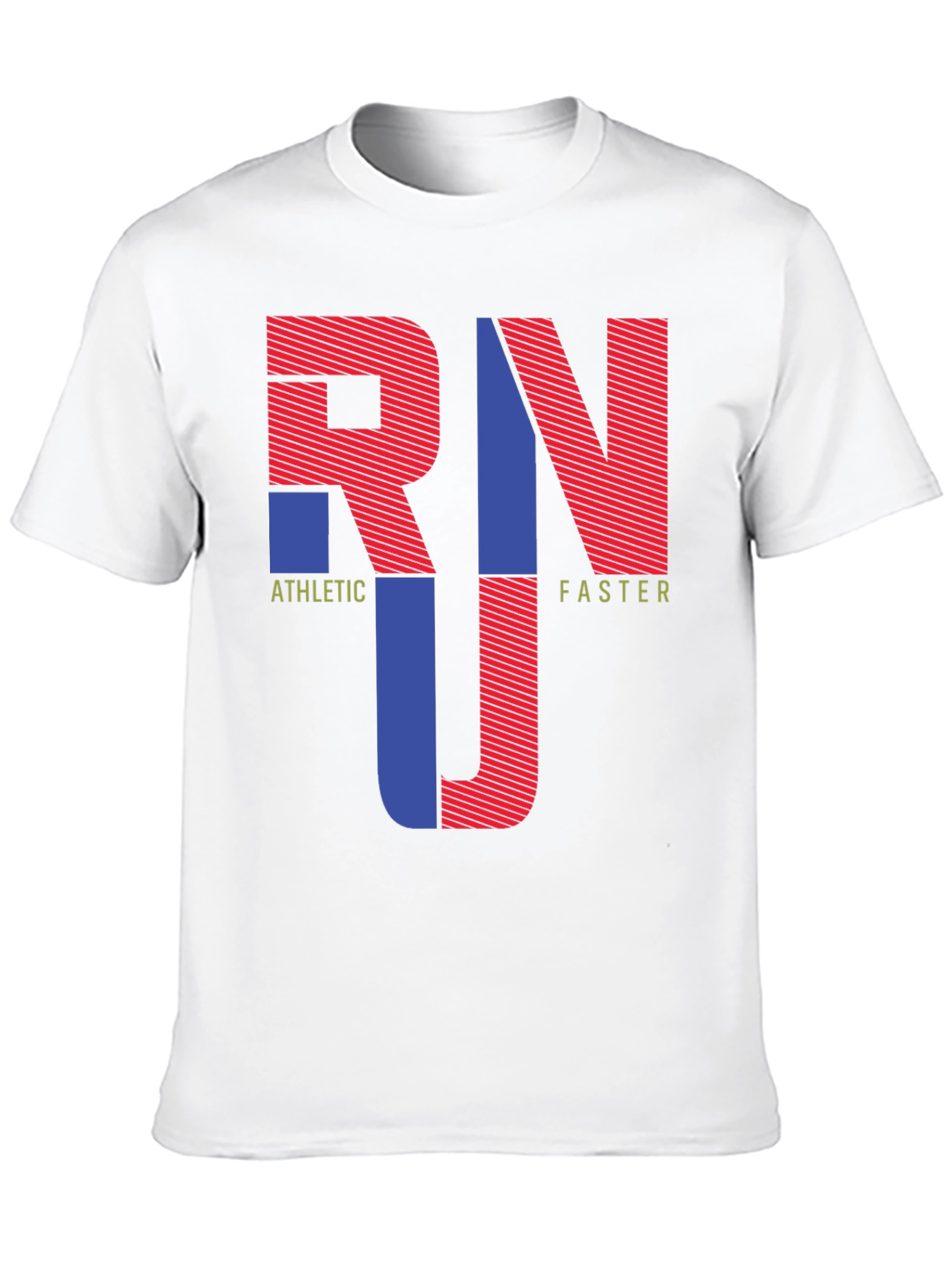 Athletic Faster Graphic Print T-Shirt