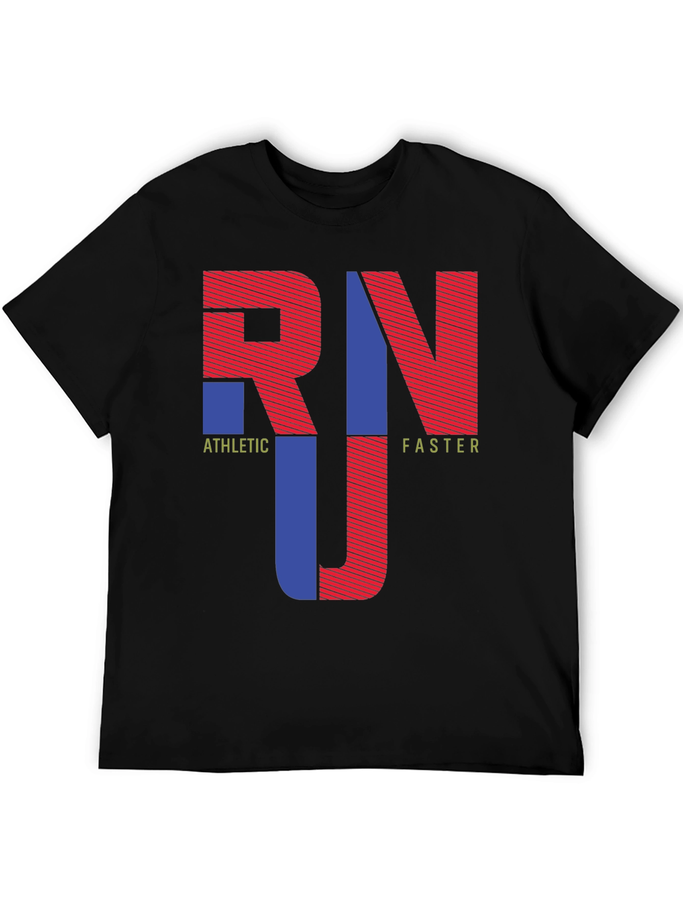 Athletic Faster Graphic Print T-Shirt