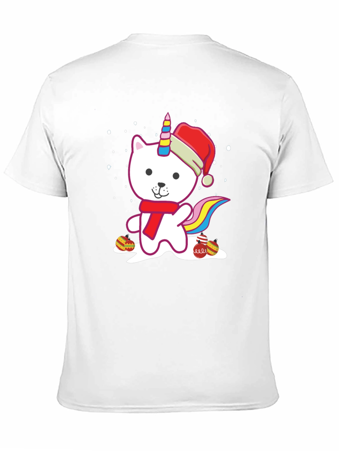 Christmas Cat Unicorn T-Shirt
