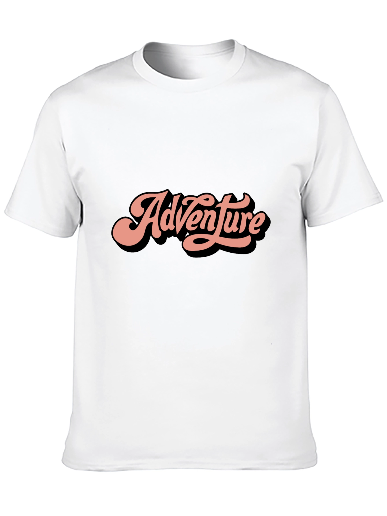 Adventure Tee: Retro Style Black T-Shirt