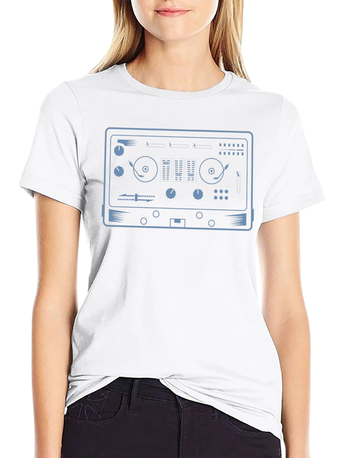DJ Mixer Graphic Tee - Cool Music Lover Shirt