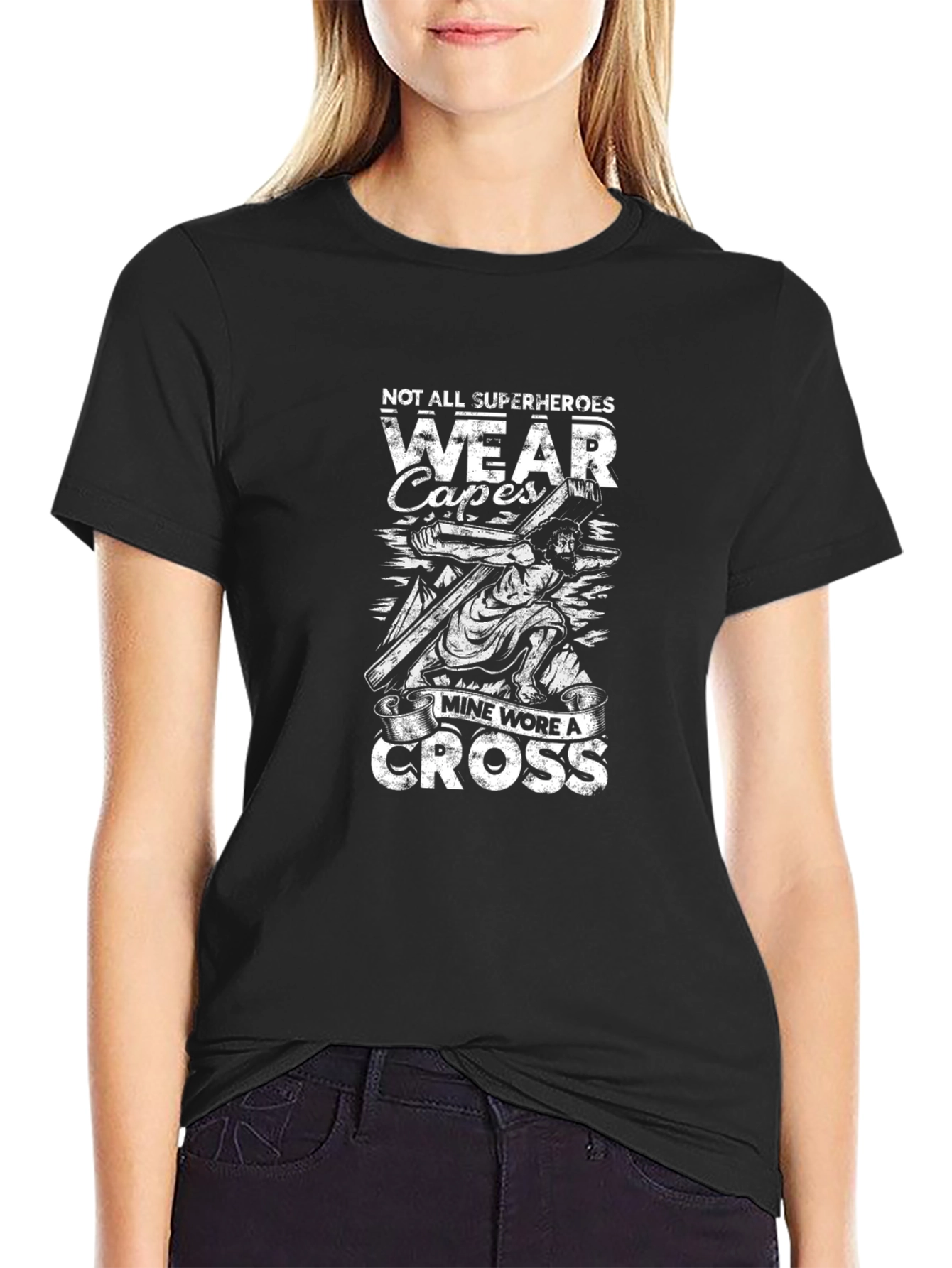 Faith-Inspired T-Shirt: Not All Superheroes Wear Capes