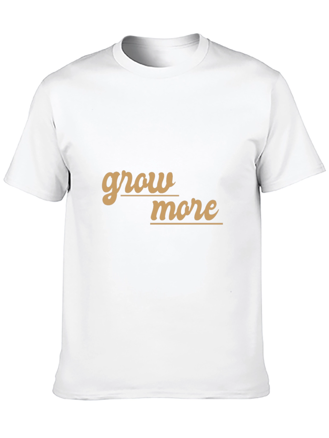 Grow More Black T-Shirt - Inspiring Graphic Tee
