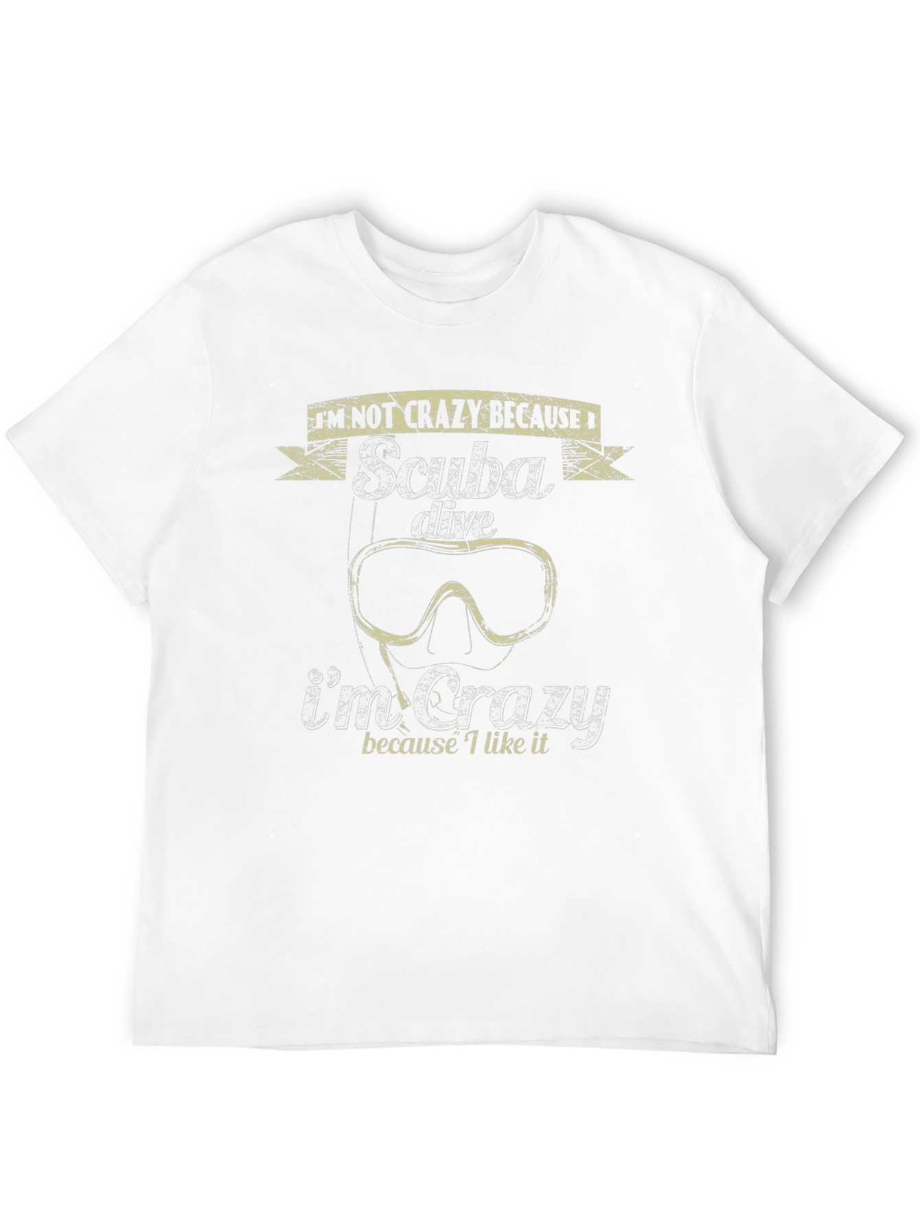 Scuba Dive Crazy Graphic Tee - Diver Gift