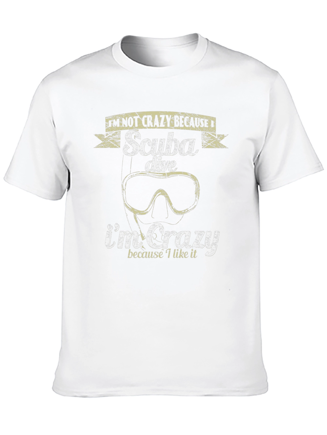 Scuba Dive Crazy Graphic Tee - Diver Gift