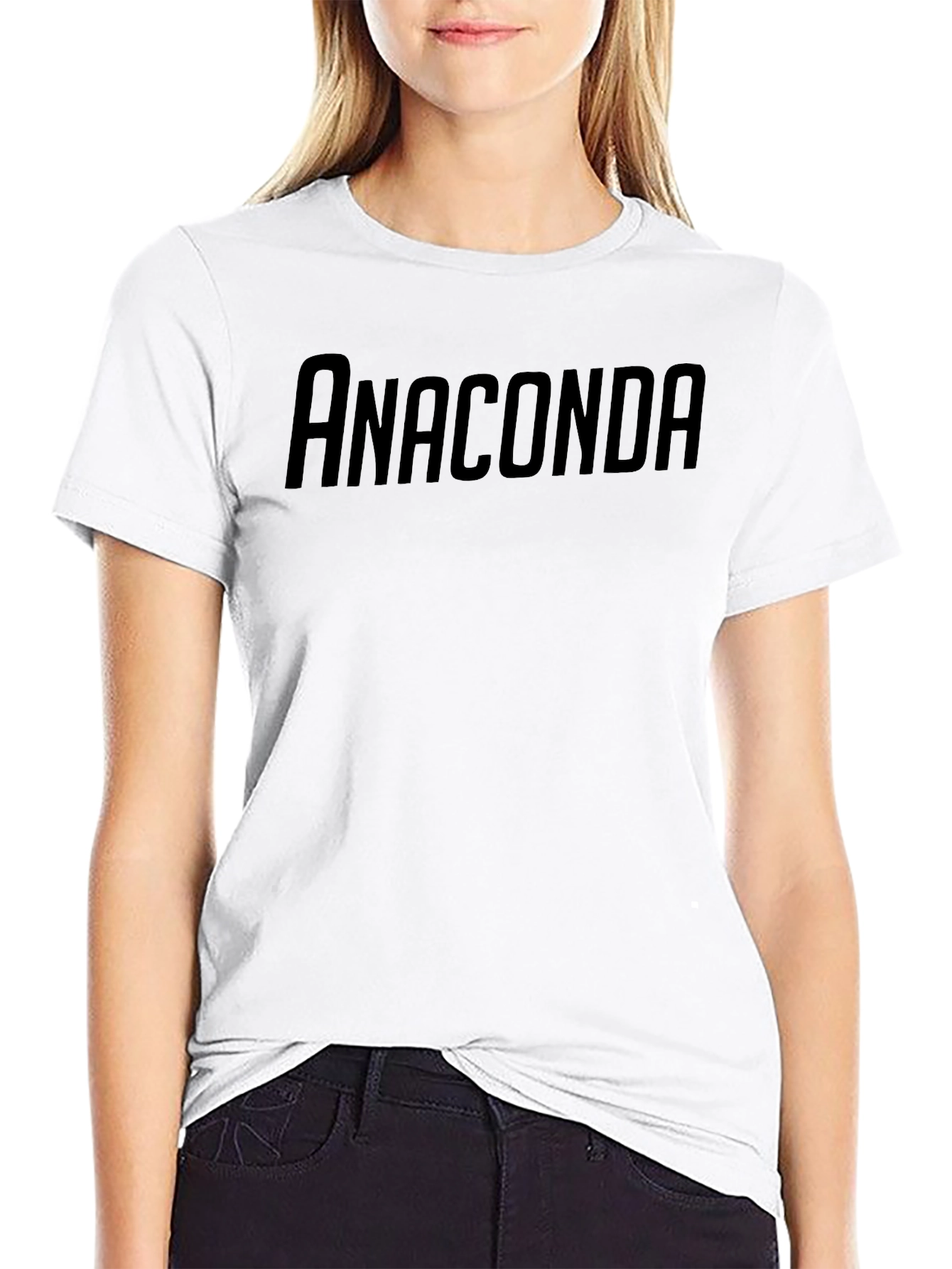 Anaconda Graphic Print T-Shirt - Mens Black Tee
