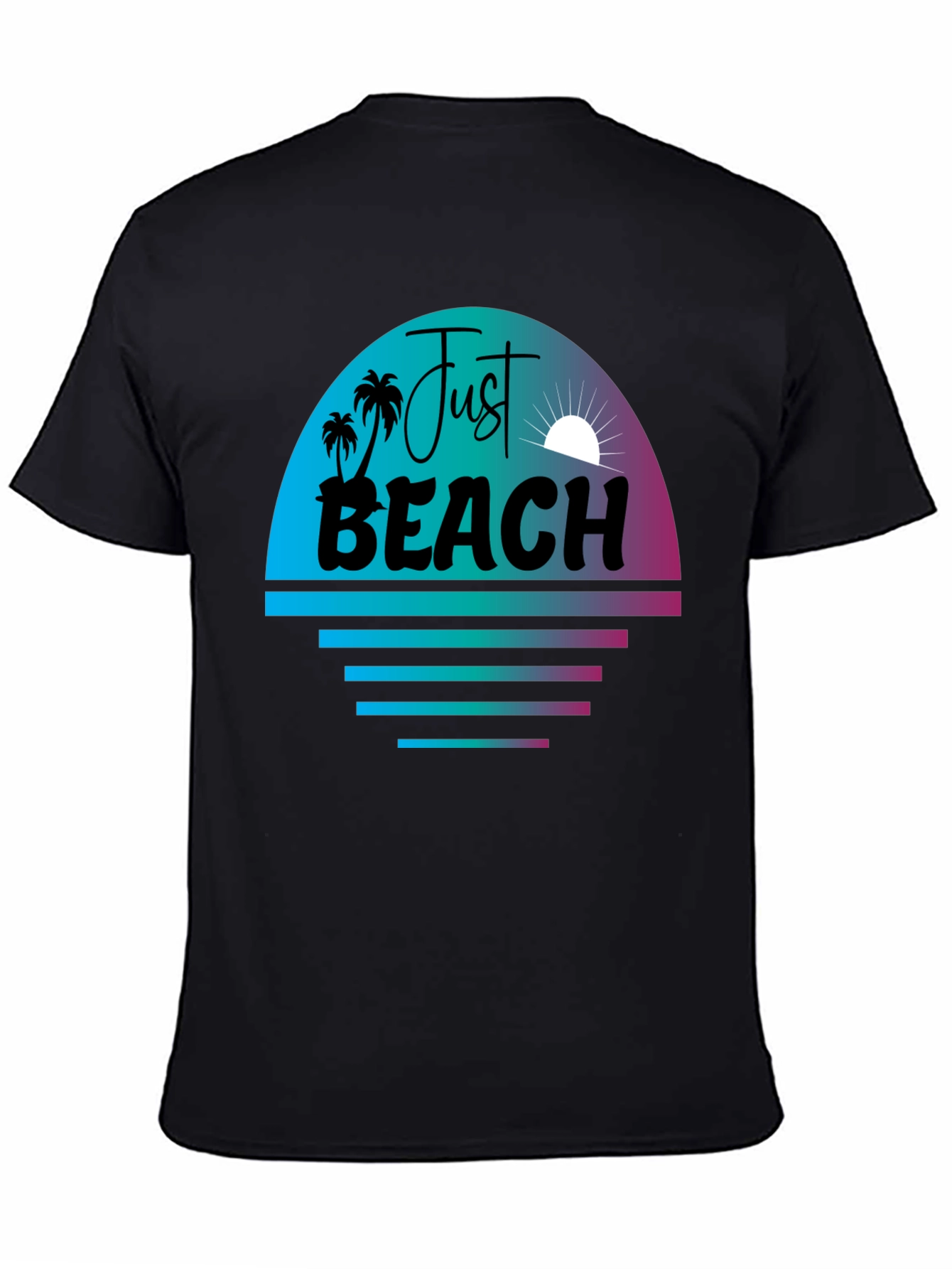 Just Beach Graphic Tee - Summer Vibes