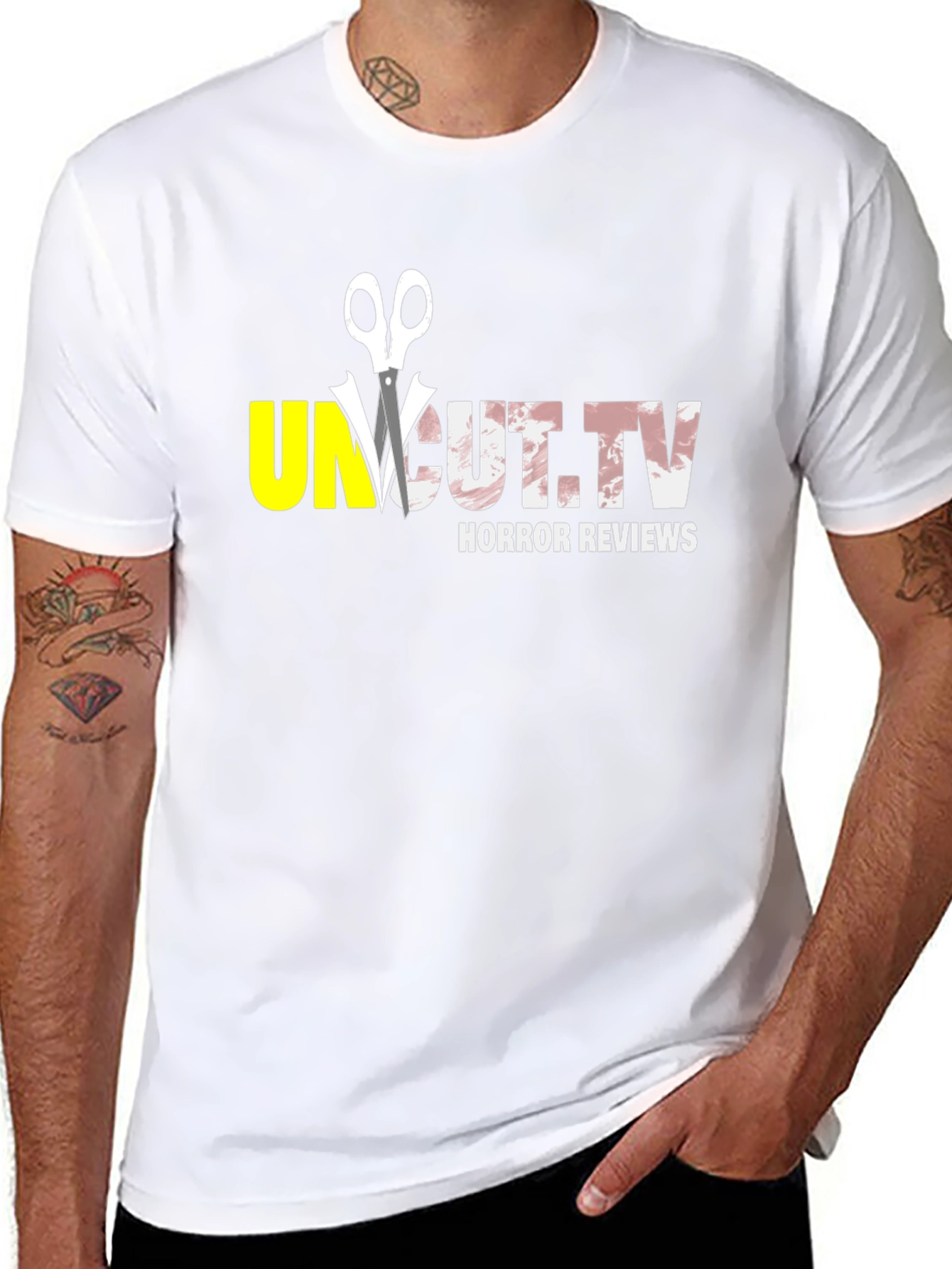 Uncut.tv Horror Reviews Graphic Tee