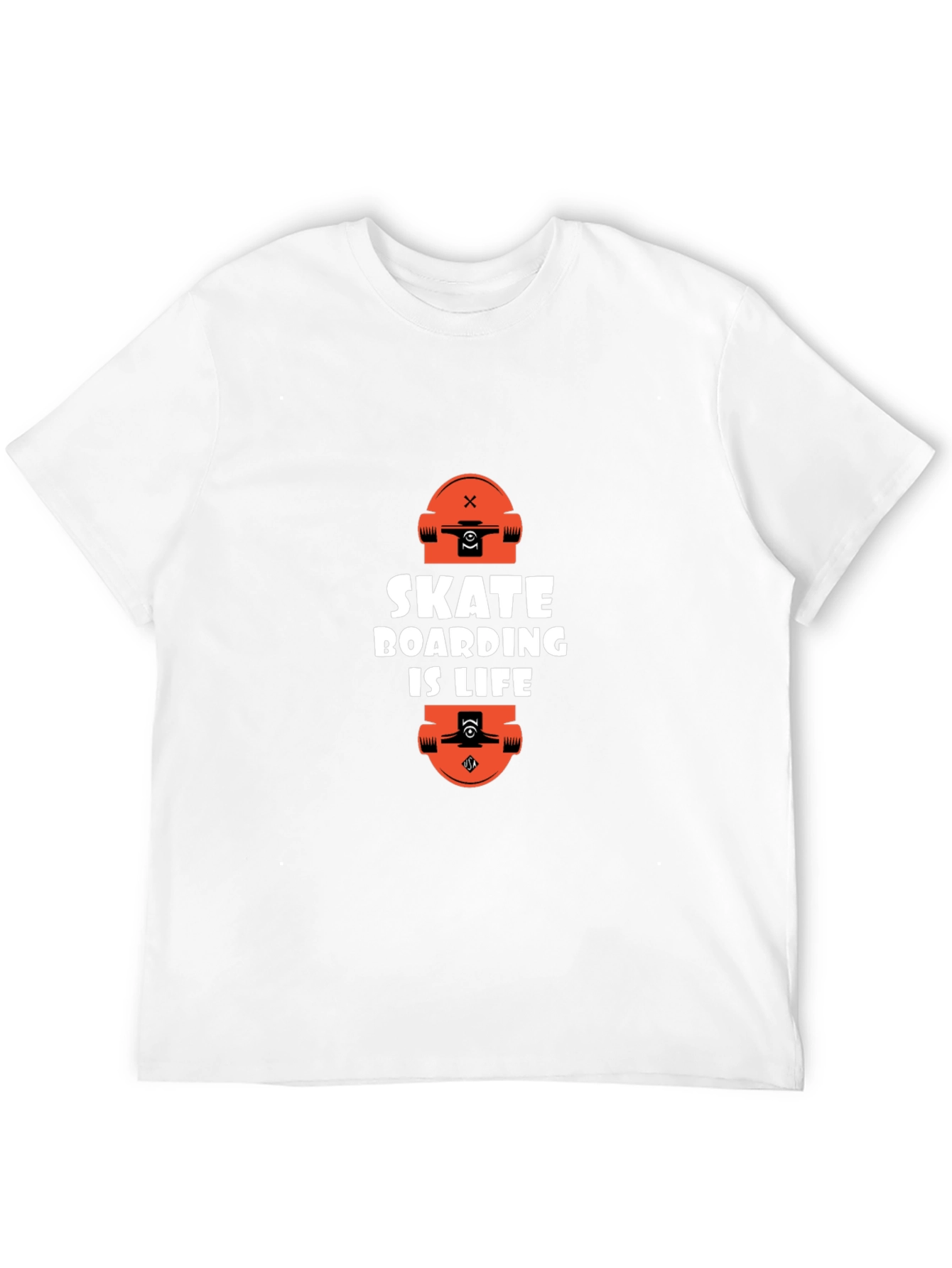 Skateboarding is Life Graphic Tee - Black