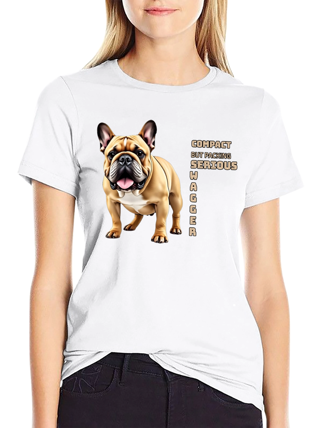 Bulldog Wagger T-Shirt - Serious Style!