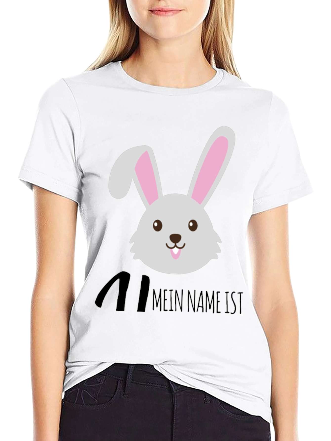 Cute Rabbit T-Shirt - Mein Name Ist! Design
