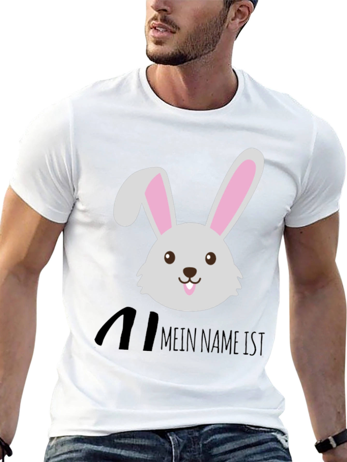 Cute Rabbit T-Shirt - Mein Name Ist! Design
