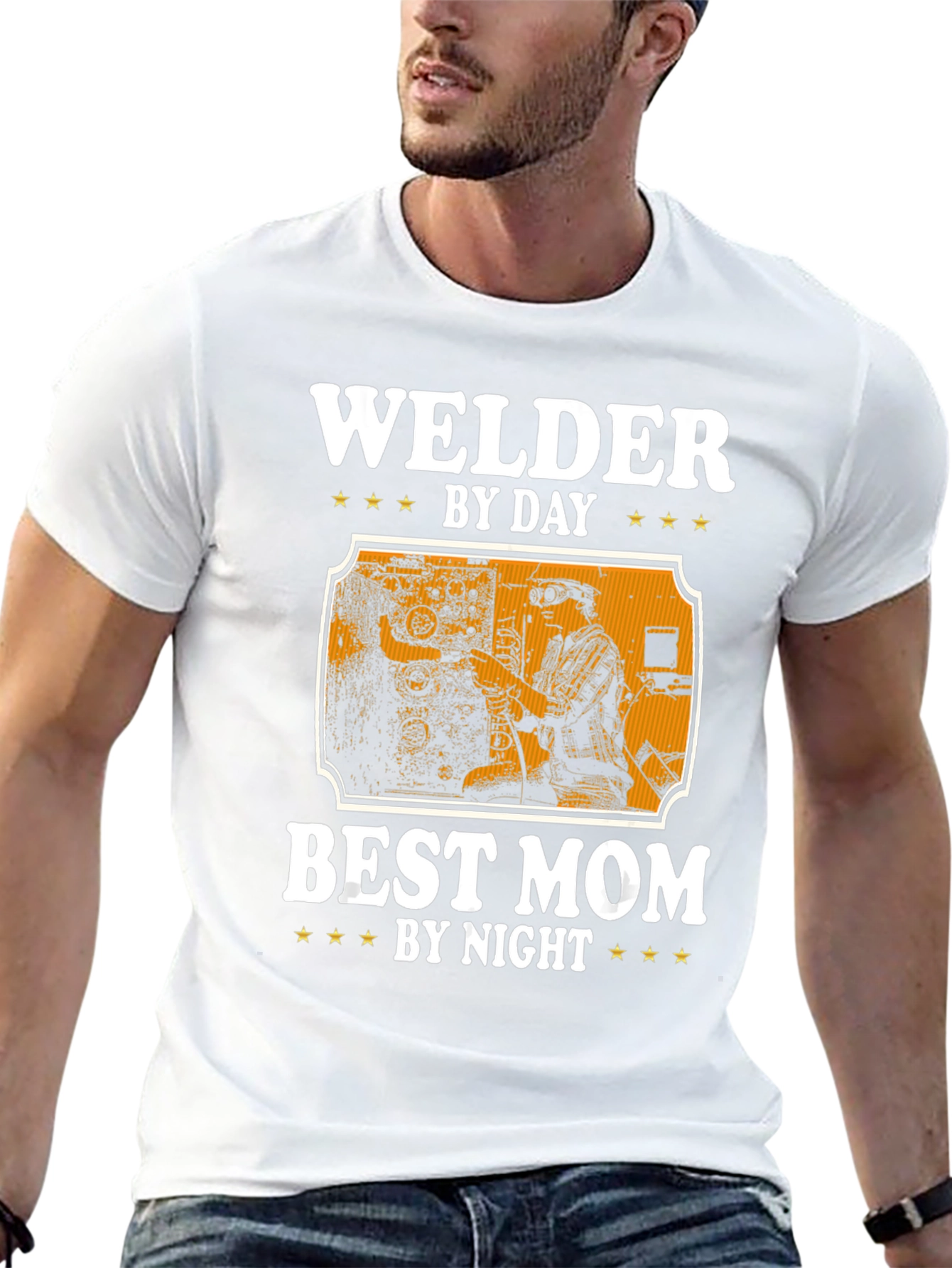Welder By Day Best Mom By Night T-Shirt