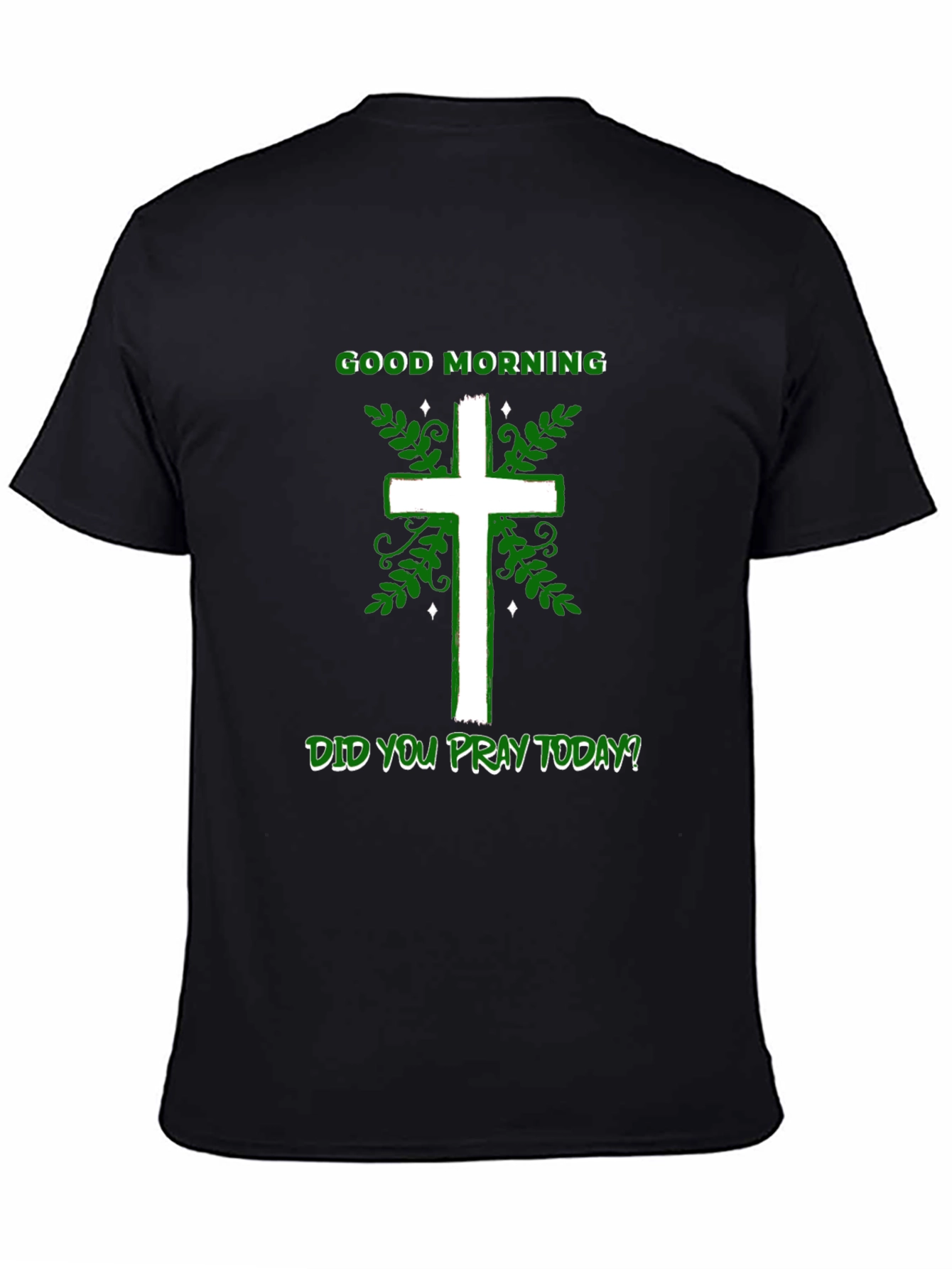 Good Morning Christian Cross T-Shirt